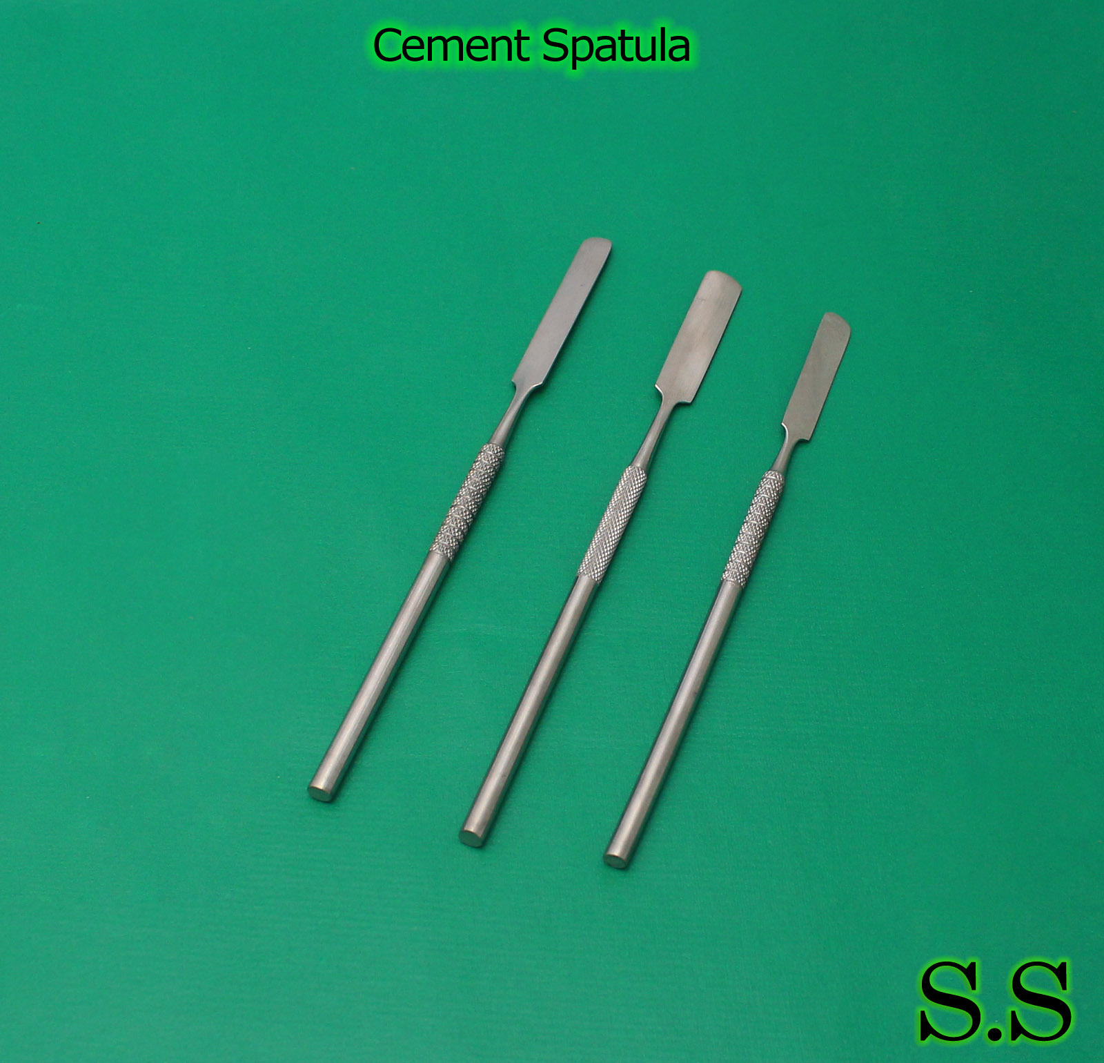 3 Pc Cement Spatula #22 #24 #24A Dental Instruments
