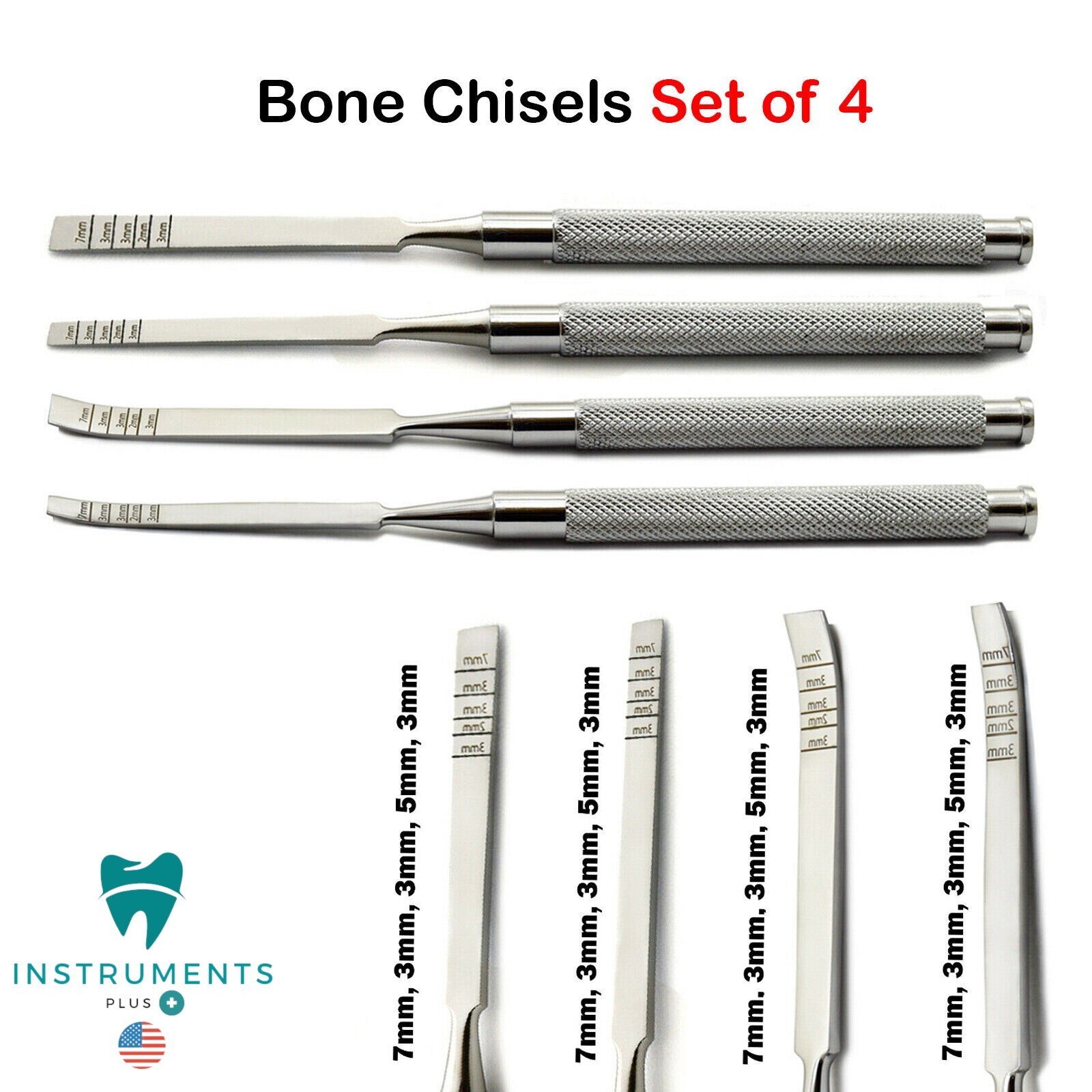 Dental Implant Surgery Splitting Bone Chisel Expansion Surgical Instruments Set