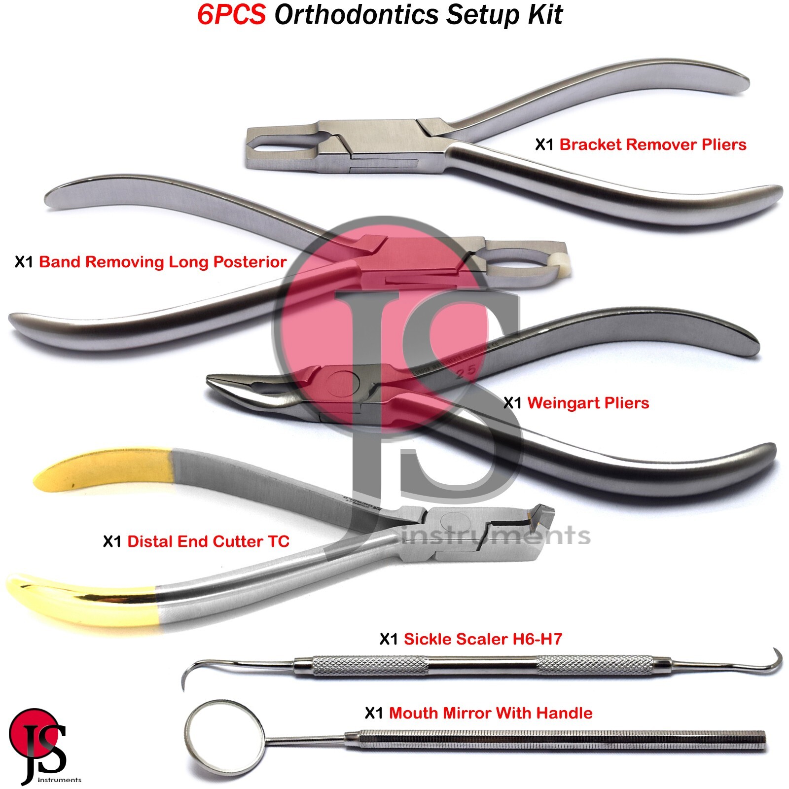 Orthodontic Bracket Band Remover Pliers Distal End Wire Cutter Dental Weingart