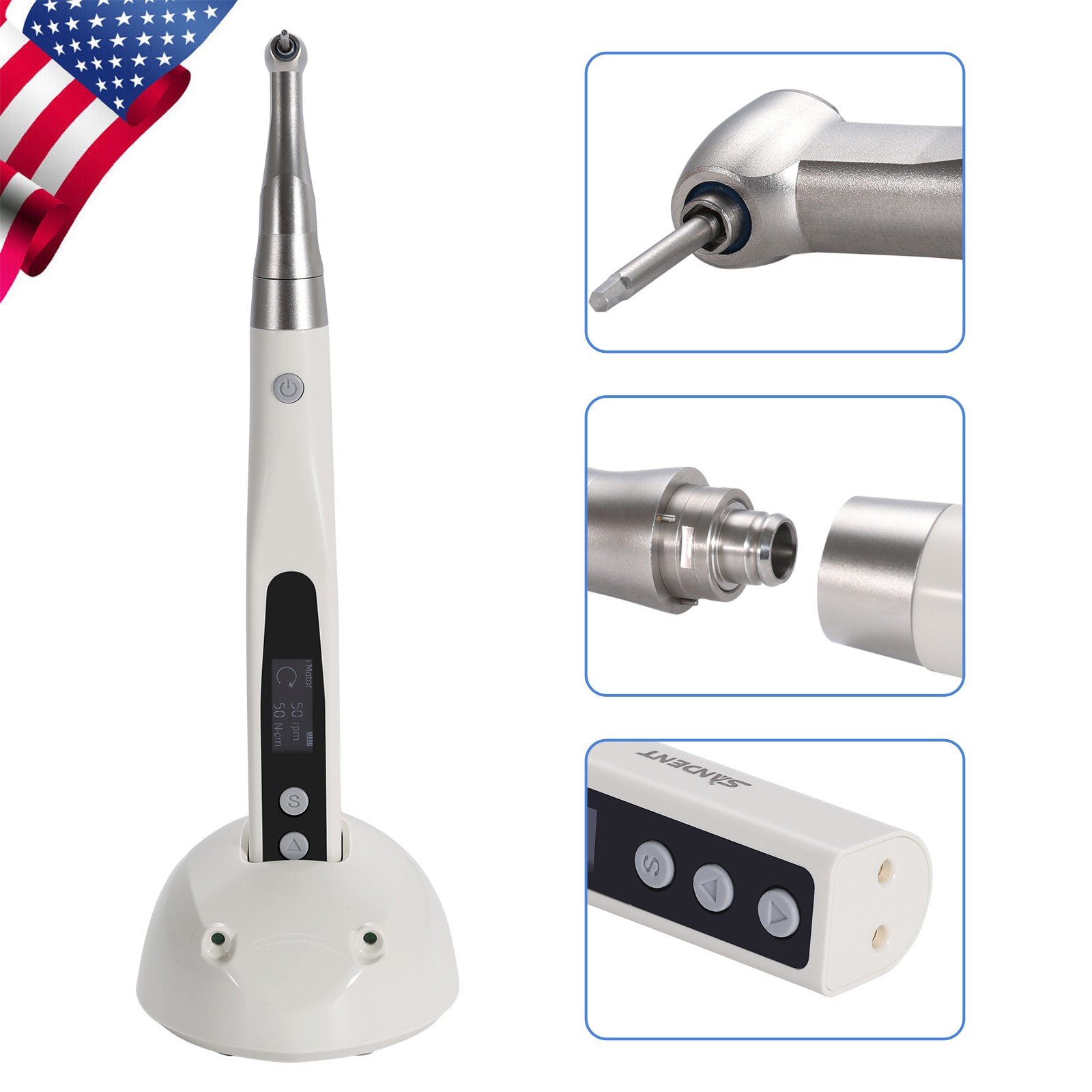 10 X NSK PANA MAX Style Dental High Speed Handpiece Turbine 4 Holes Push Button