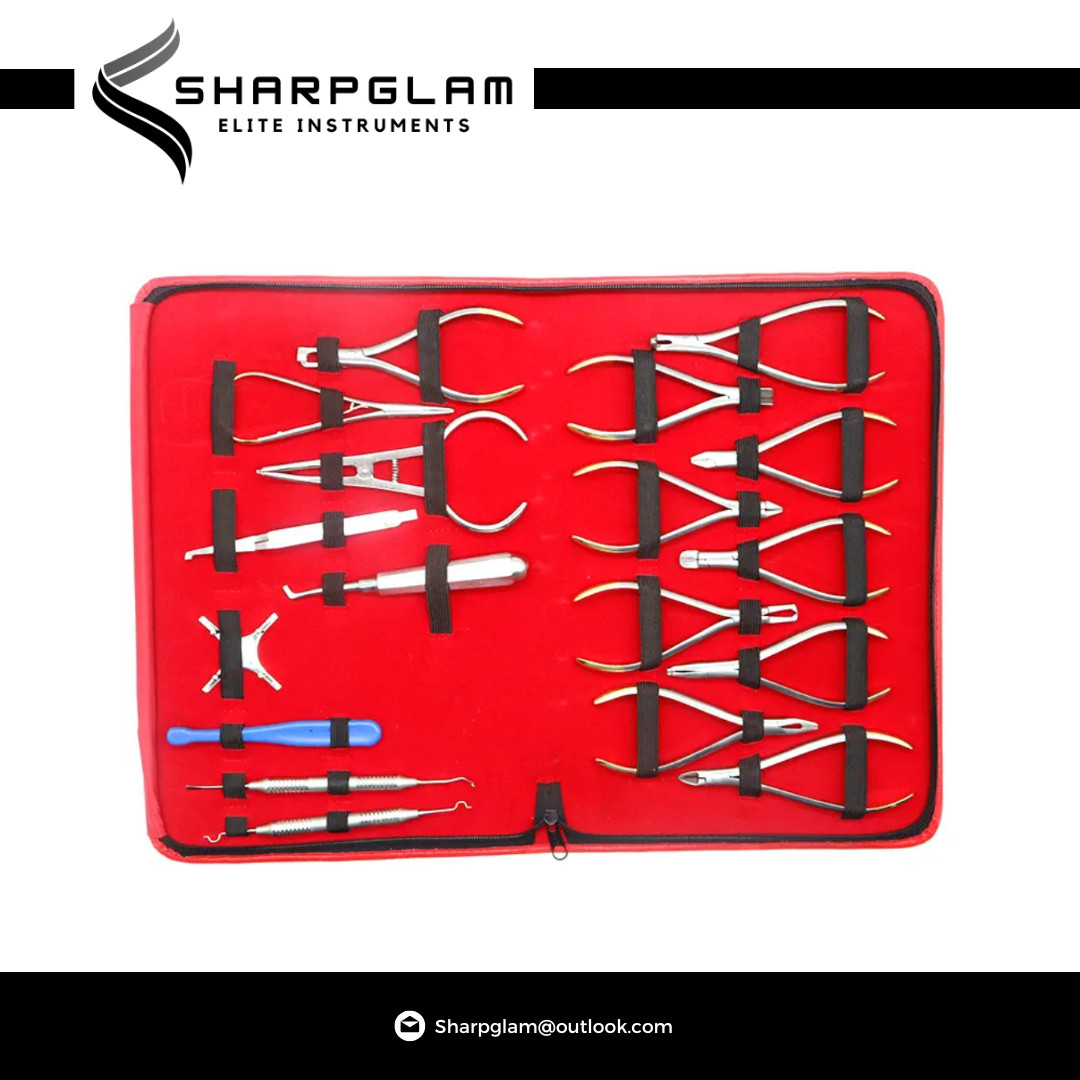 18 PCS Orthodontic Dental Instrument Kit – Composite Filling & Restorative Set