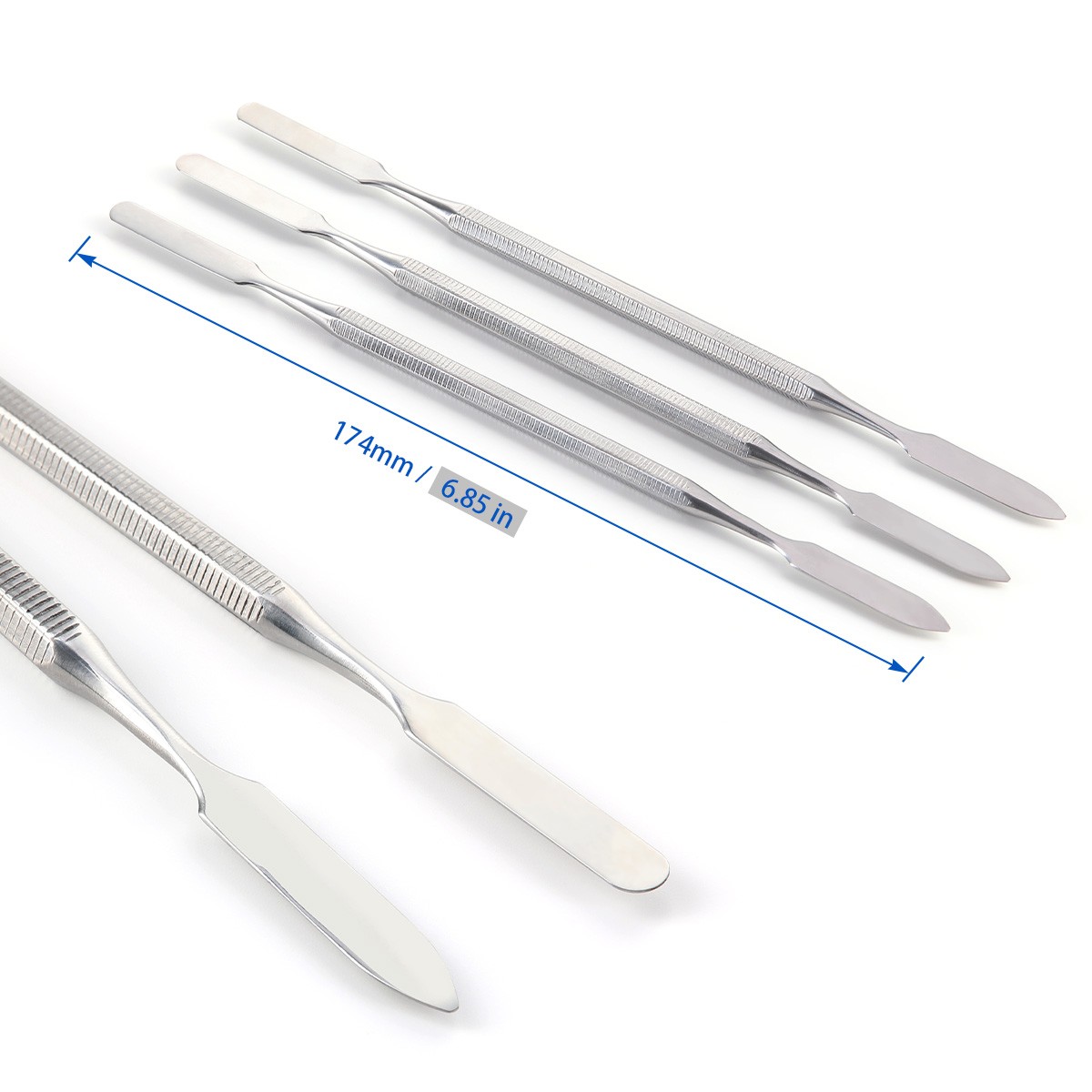 3 Pcs Dental Cement Spatula Double Ended Laboratory Mixing Scraper Crafting Tool