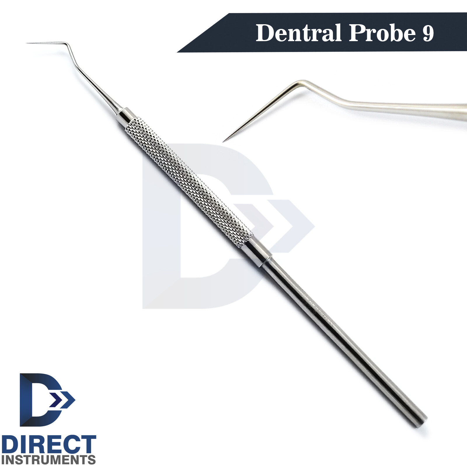 9Pcs Dental Root Canal Endodontic Instrument Kit Spreader Plugger Explorer Probe