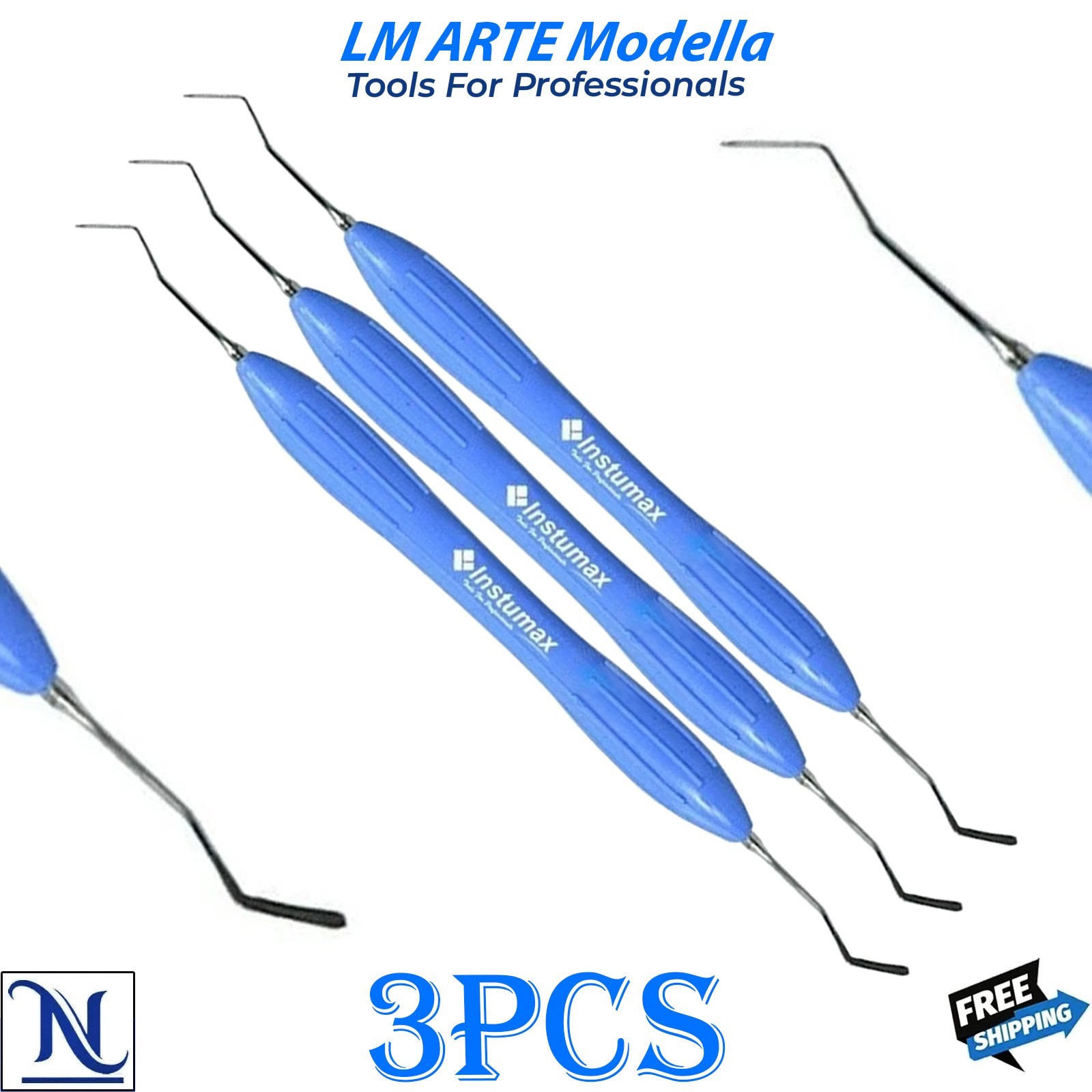 Dental LM Arte Modella Composite Instrument Restorative Filling Silicone Handle