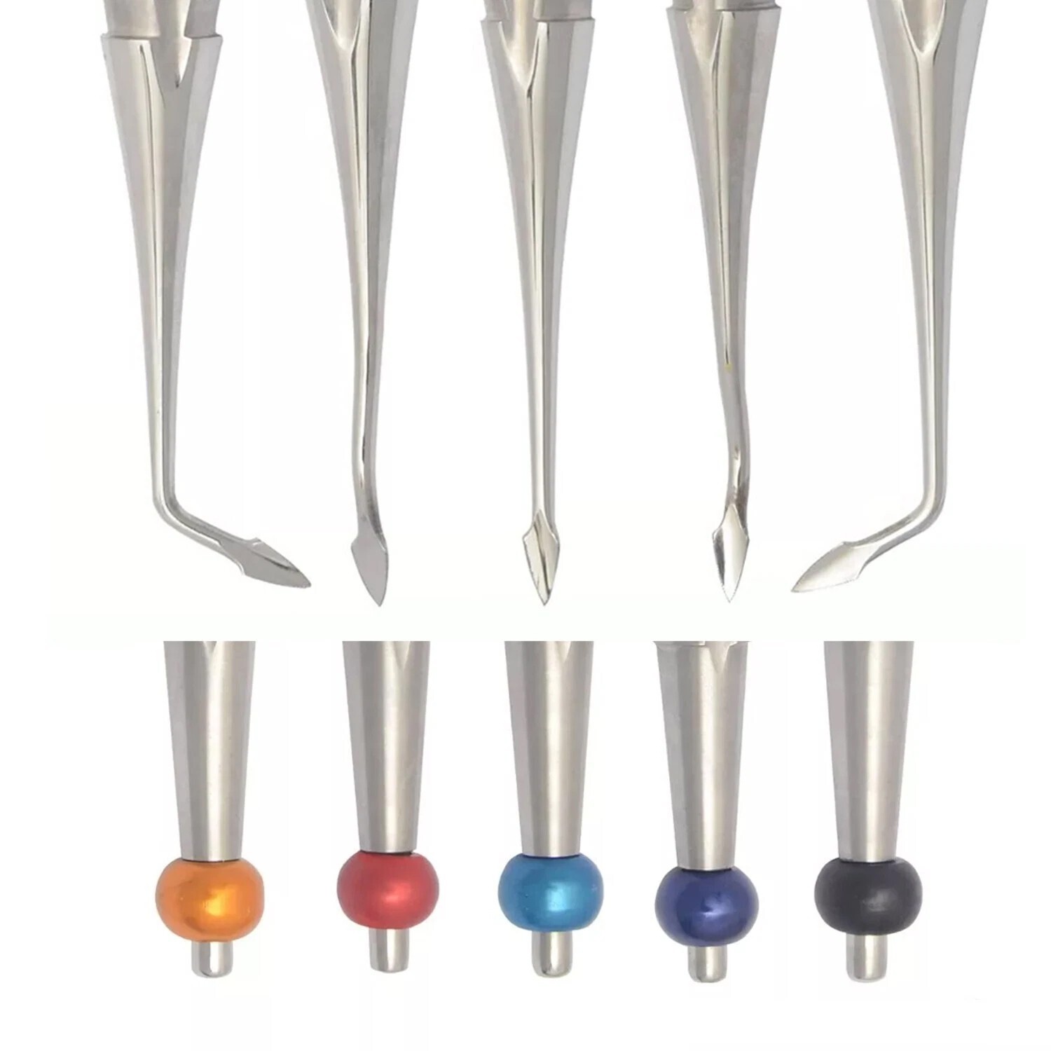 5 PCS Dental PDL Spade Luxating Root Bernard Surgical Extraction Spade Elevators