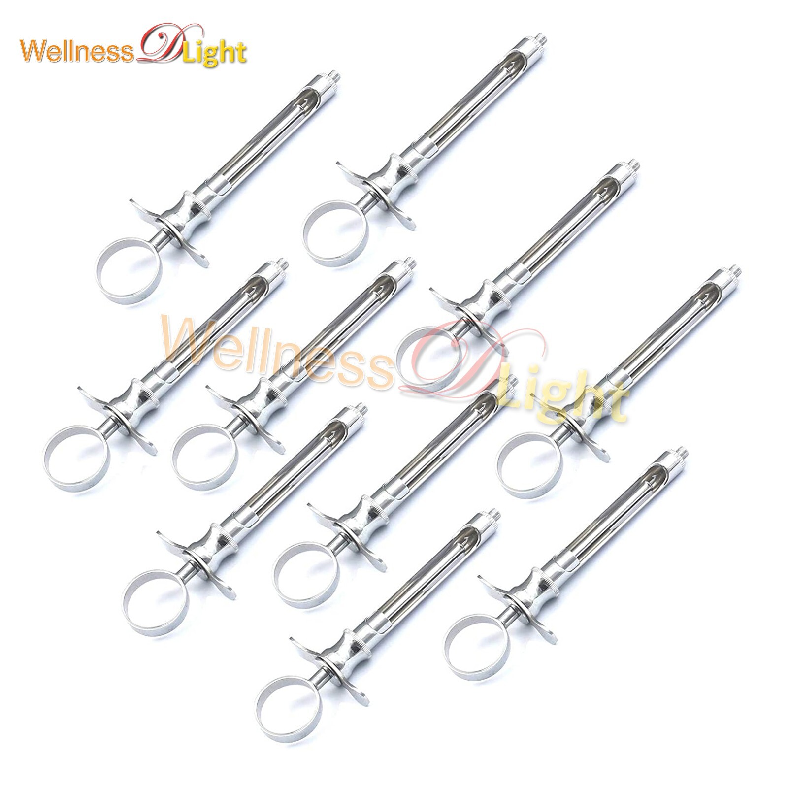 10x German Dental Anesthetic Syringe Self-Aspirating 1.8CC Dental Instruments