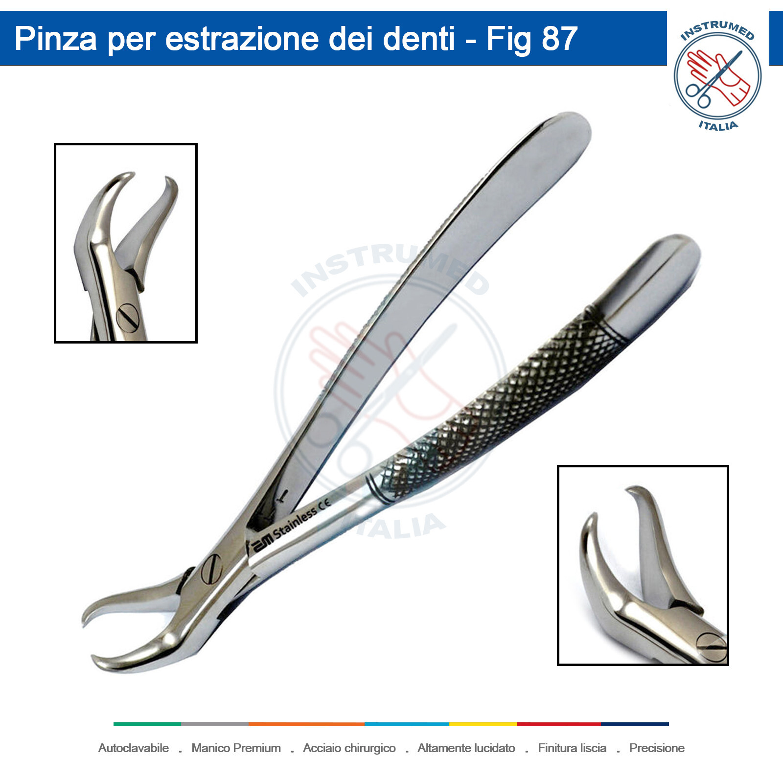Dental Lower Molar Tooth Extraction Pliers Fig 87 Dental Pliers