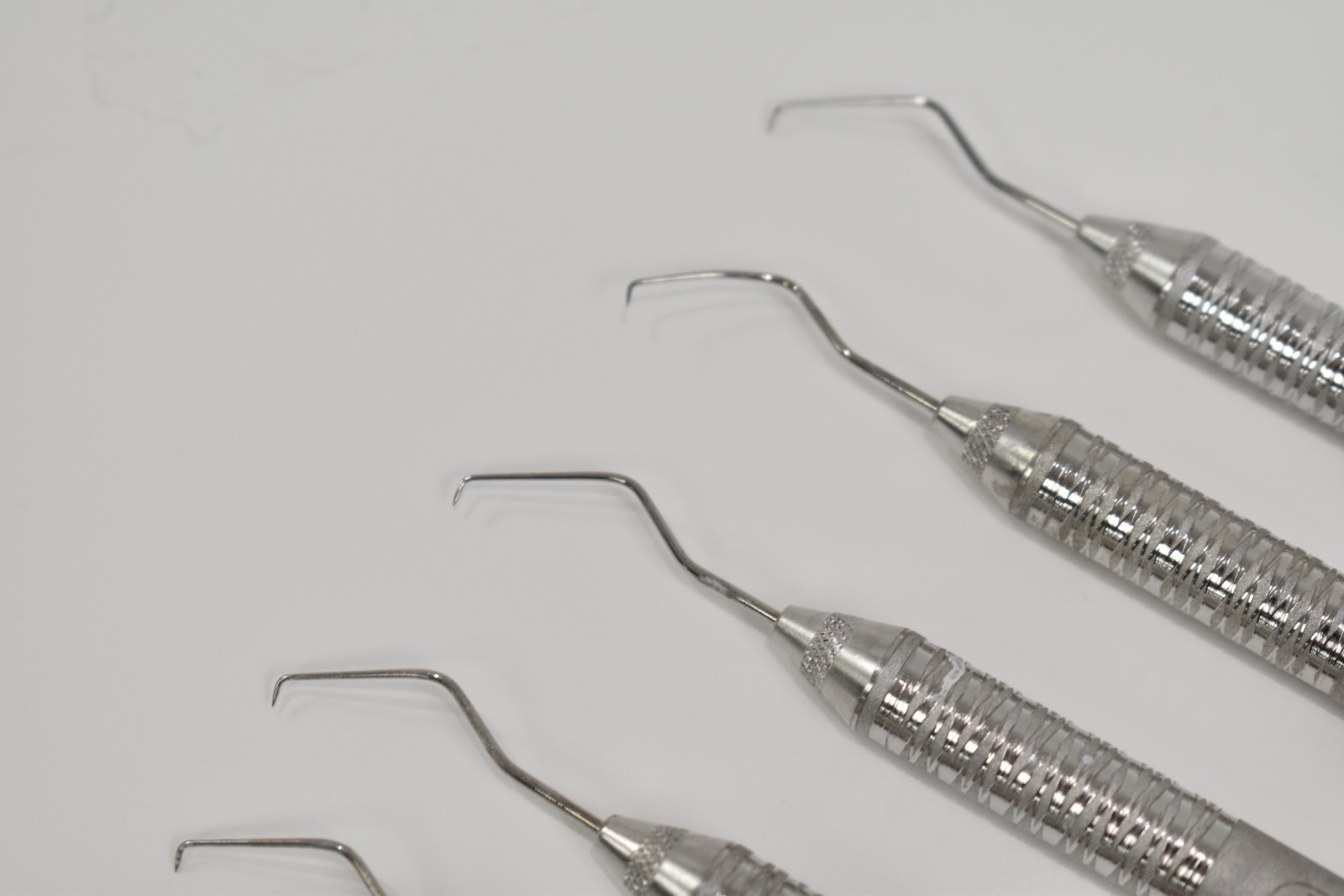 Lot of 9 Hu-Friedy Dentist Dental Diagnostic Explorers Model EXD5/6 Satin Steel
