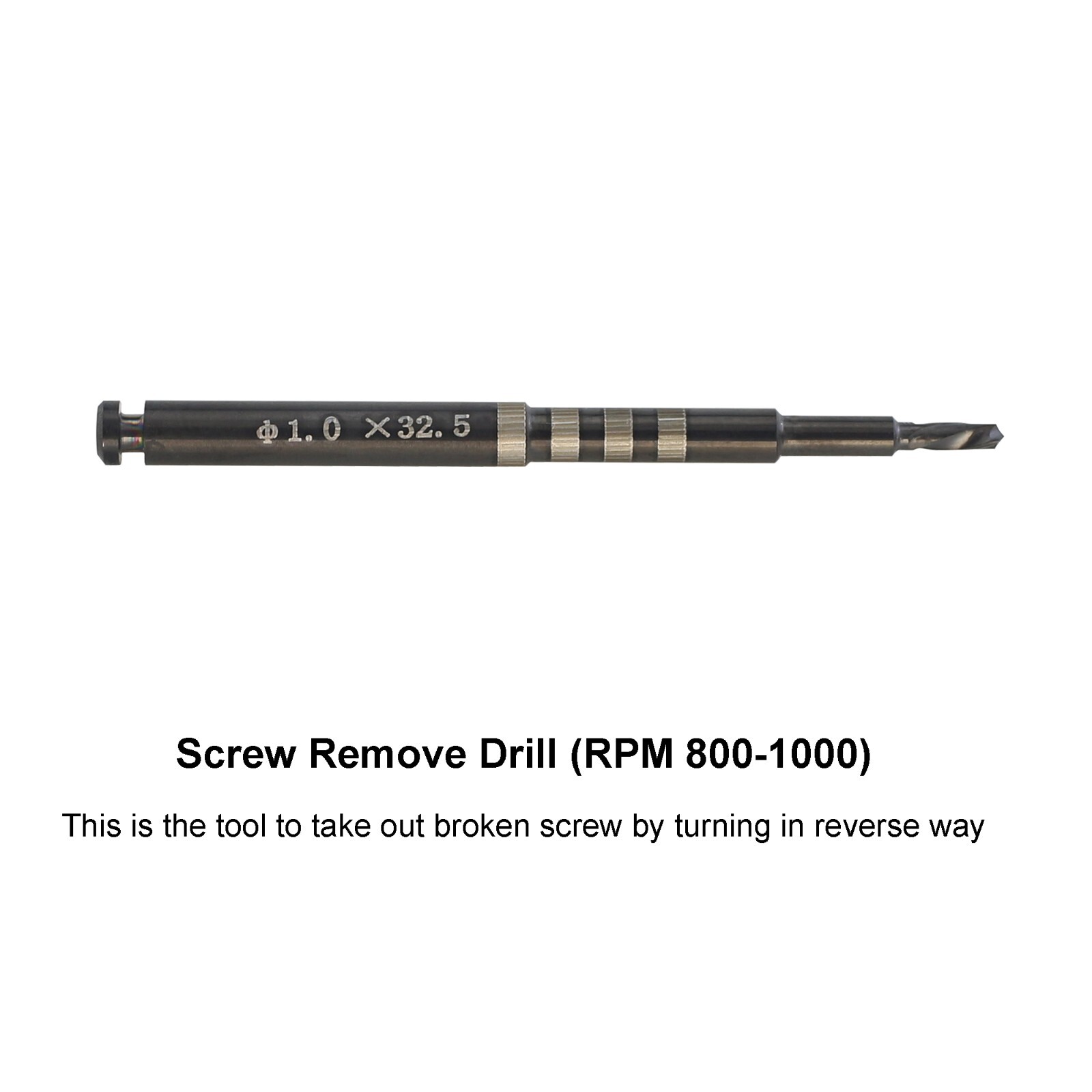 Implant Fixture & Fractured Screw Extractor Drill Guide Remover HeaNeam