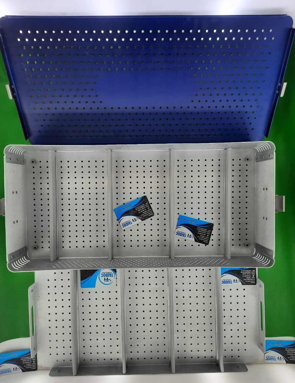 Aluminum Surgical Tray Sterilization Box 540*250*100 mm laparoscope Instruments