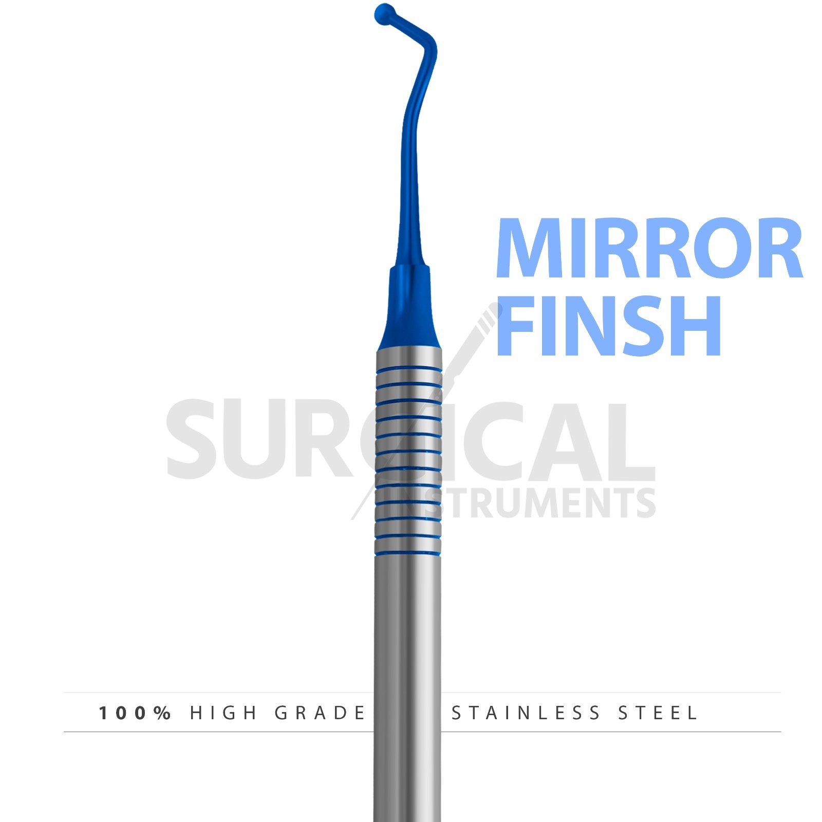 5 Dental Composite Filling Instrument 2.5/3mm Ball Flat Tips Burnisher German Gr