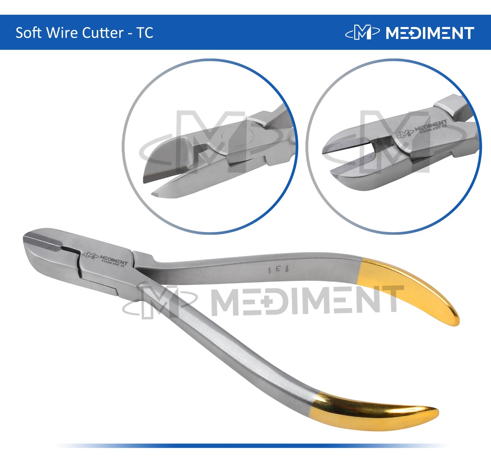 Dental Soft Wire Cutter TC Orthodontic Braces Pin Ligatures Heavy Duty Plier Lab
