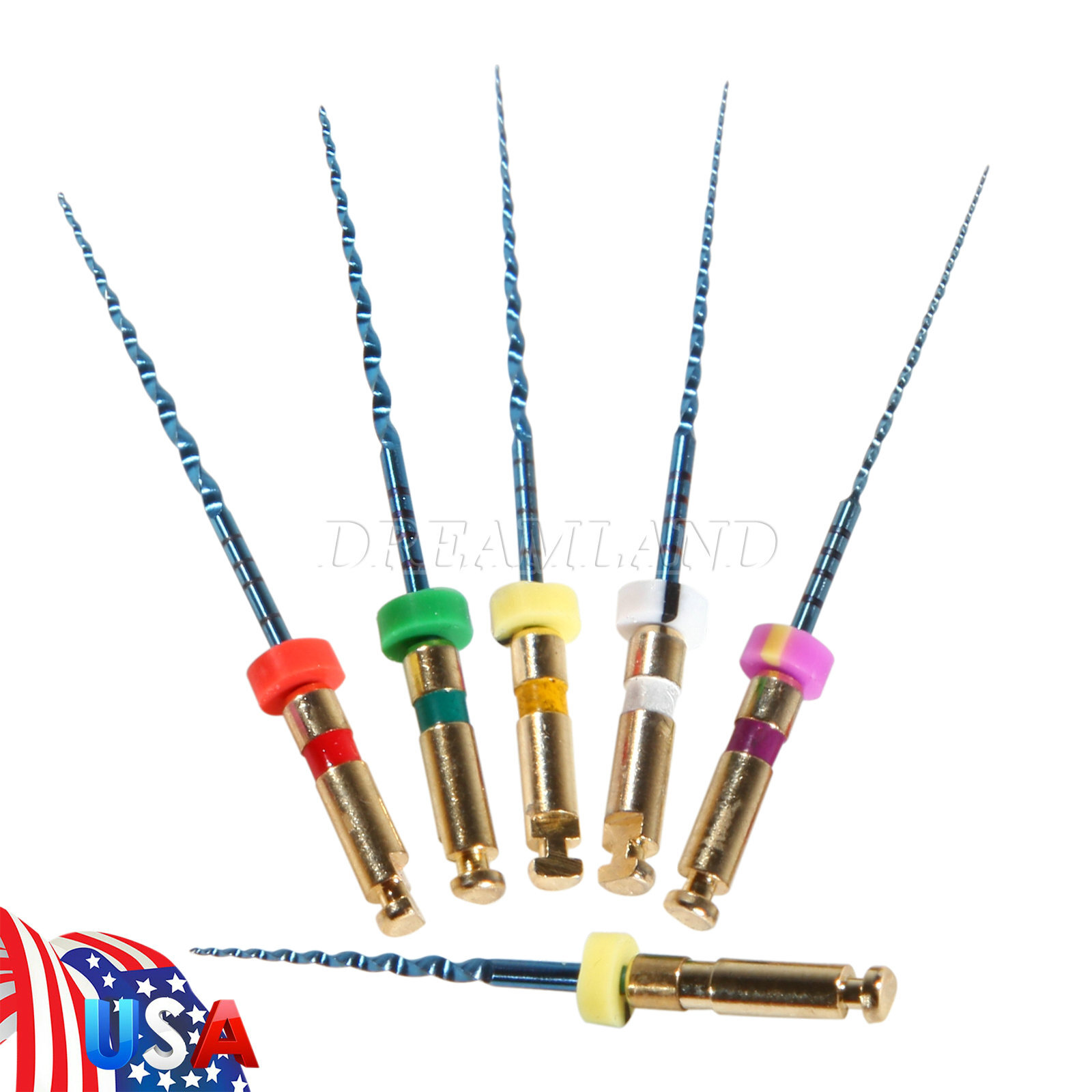 USPS! Dental Endodontics Endo Niti Files Rotary Root Canal Engine Use Files