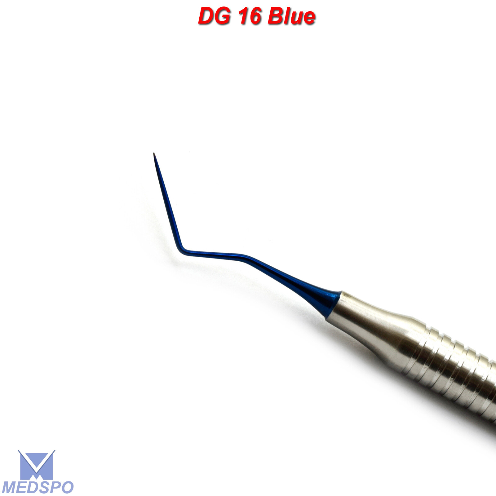 Dental Explorer DG-16 Blue Tip Amalgam Composite Flat Plastic Instrument CE