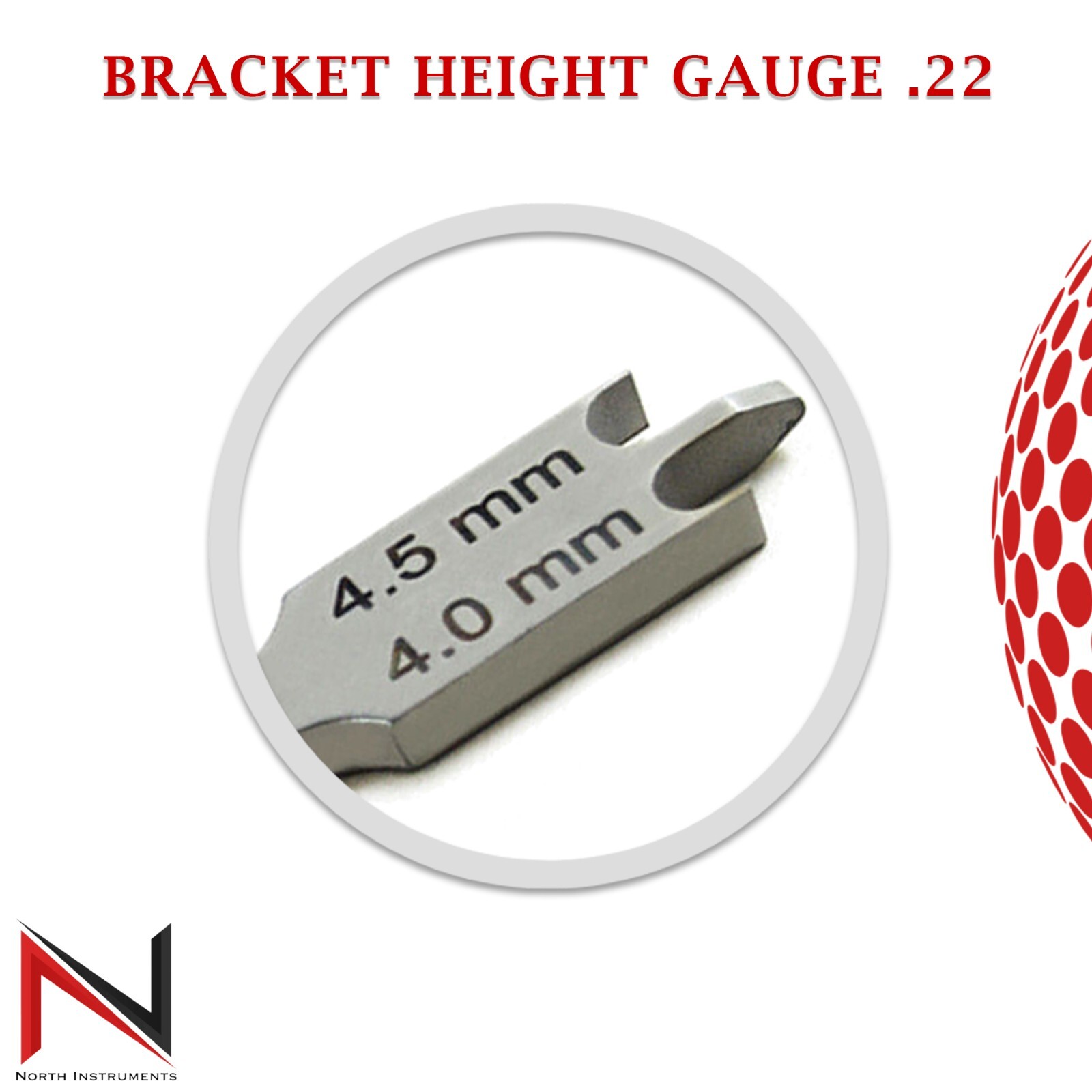 Orthodontic Bracket Positioning Gauges & Star Gauge Orthodontic Instrument Kit