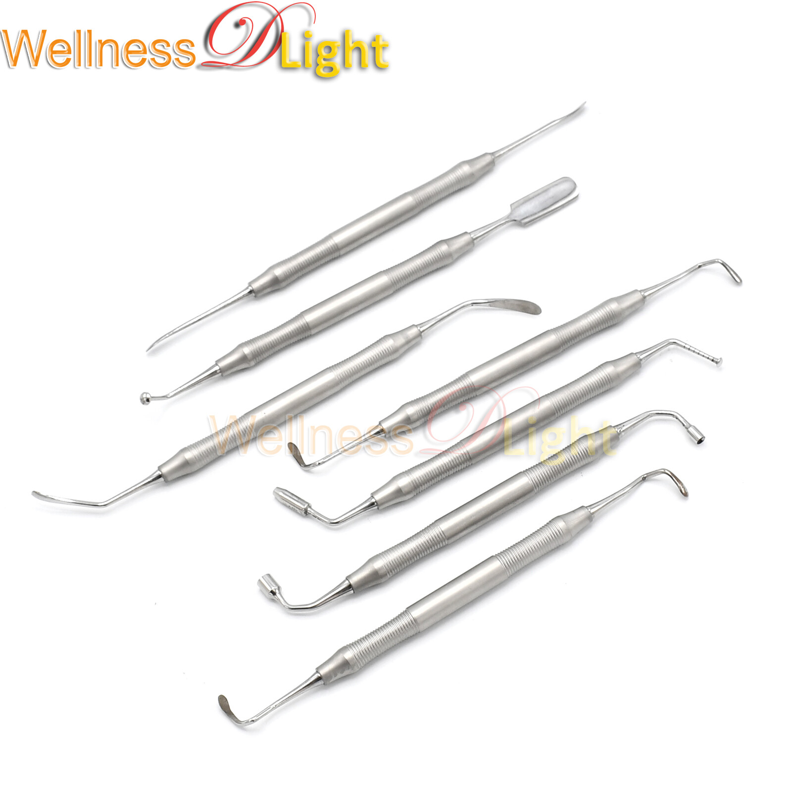 WDL New Direct Sinus Lift Elevators Set of 7 Pieces Dental Instruments DN-2146