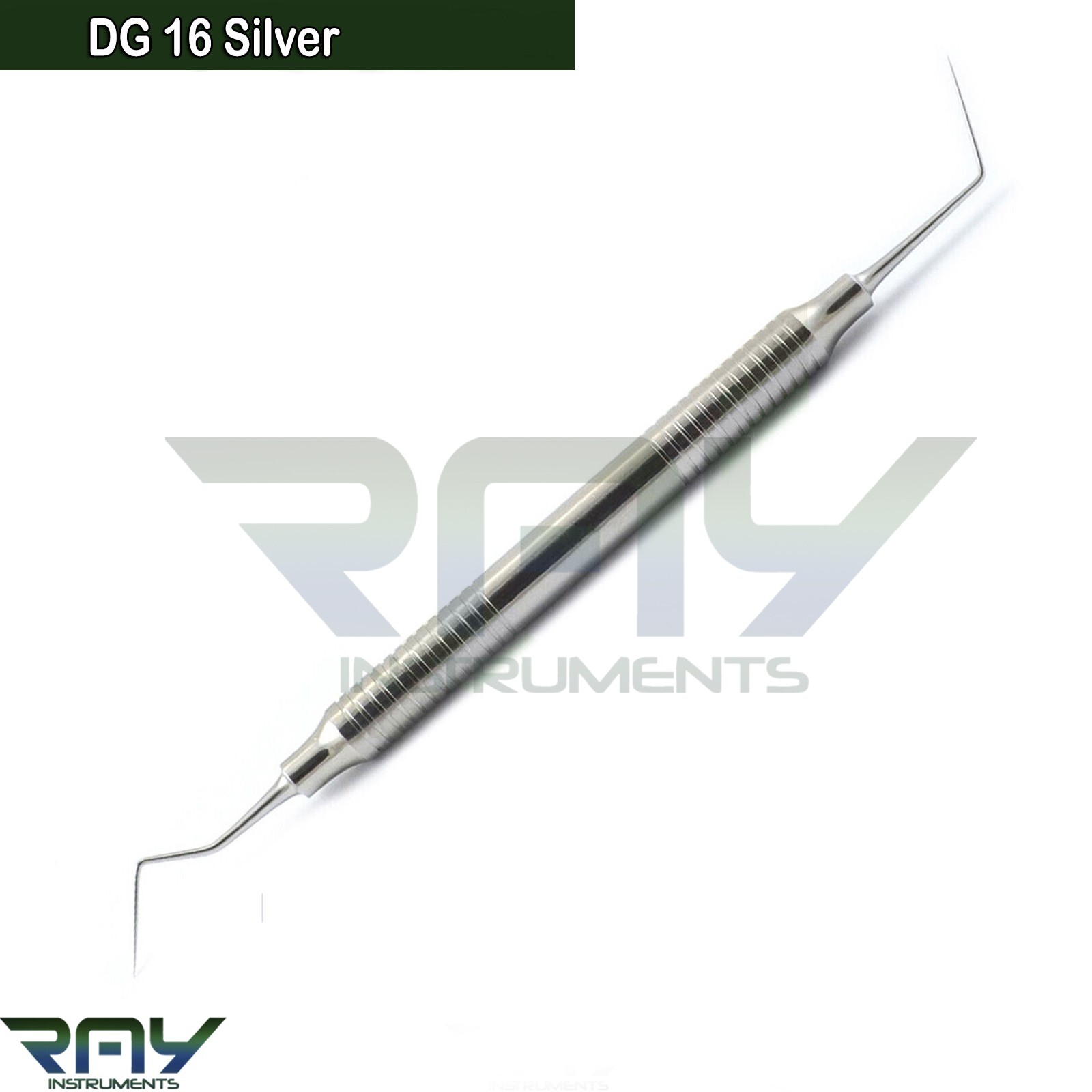 Dental Explorer DG 16 Silver Diagnostic Hollow Handle Double Eended Instrumets