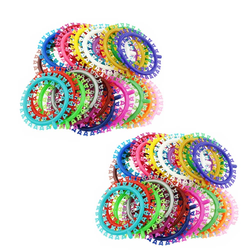 Dental Orthodontic Cartoon Ligature Ties O-Ring Elastic Bands Braces 1000 ties