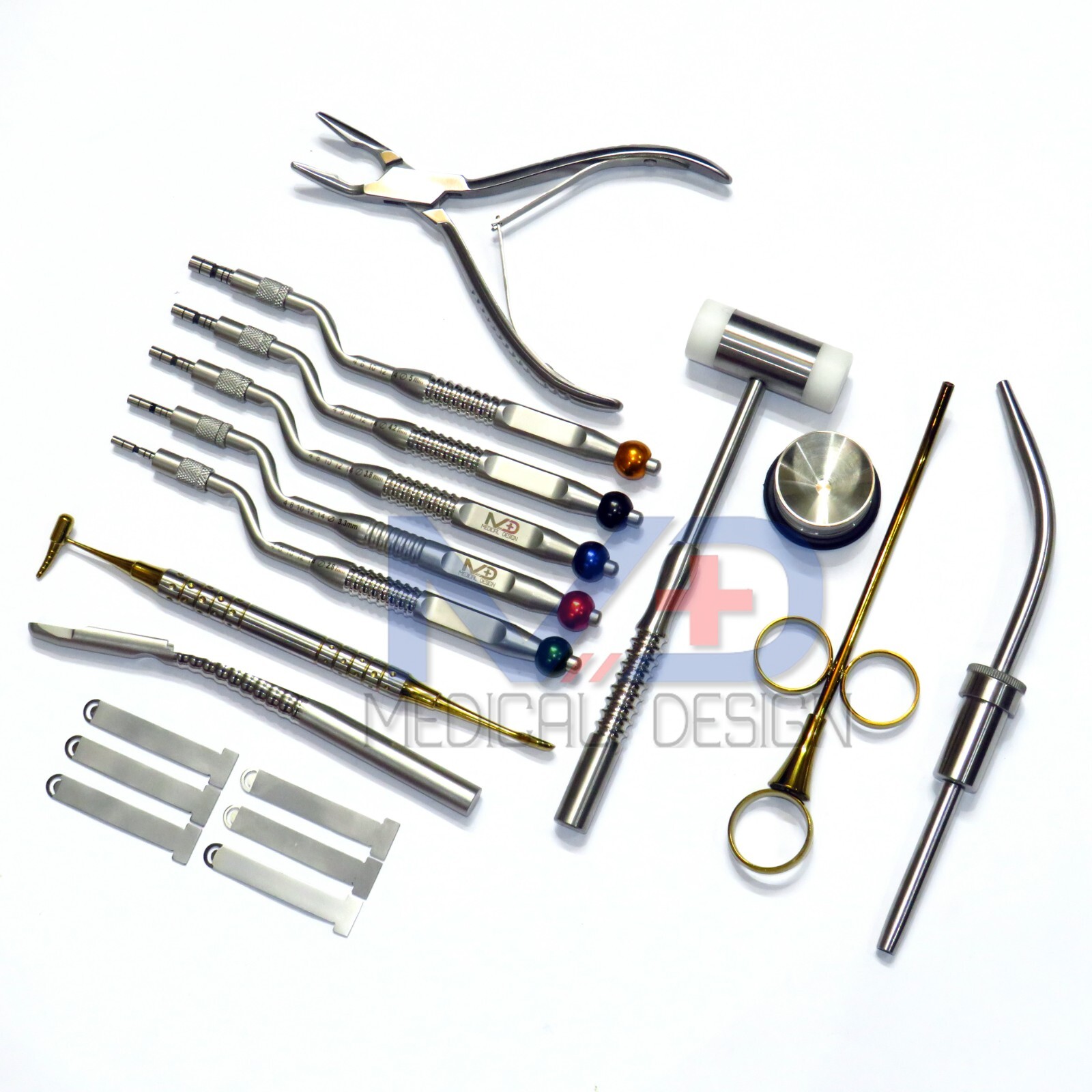 Dental Implant Osteotomes Bone Grafting Collector Graft Syringe Scraper Blades
