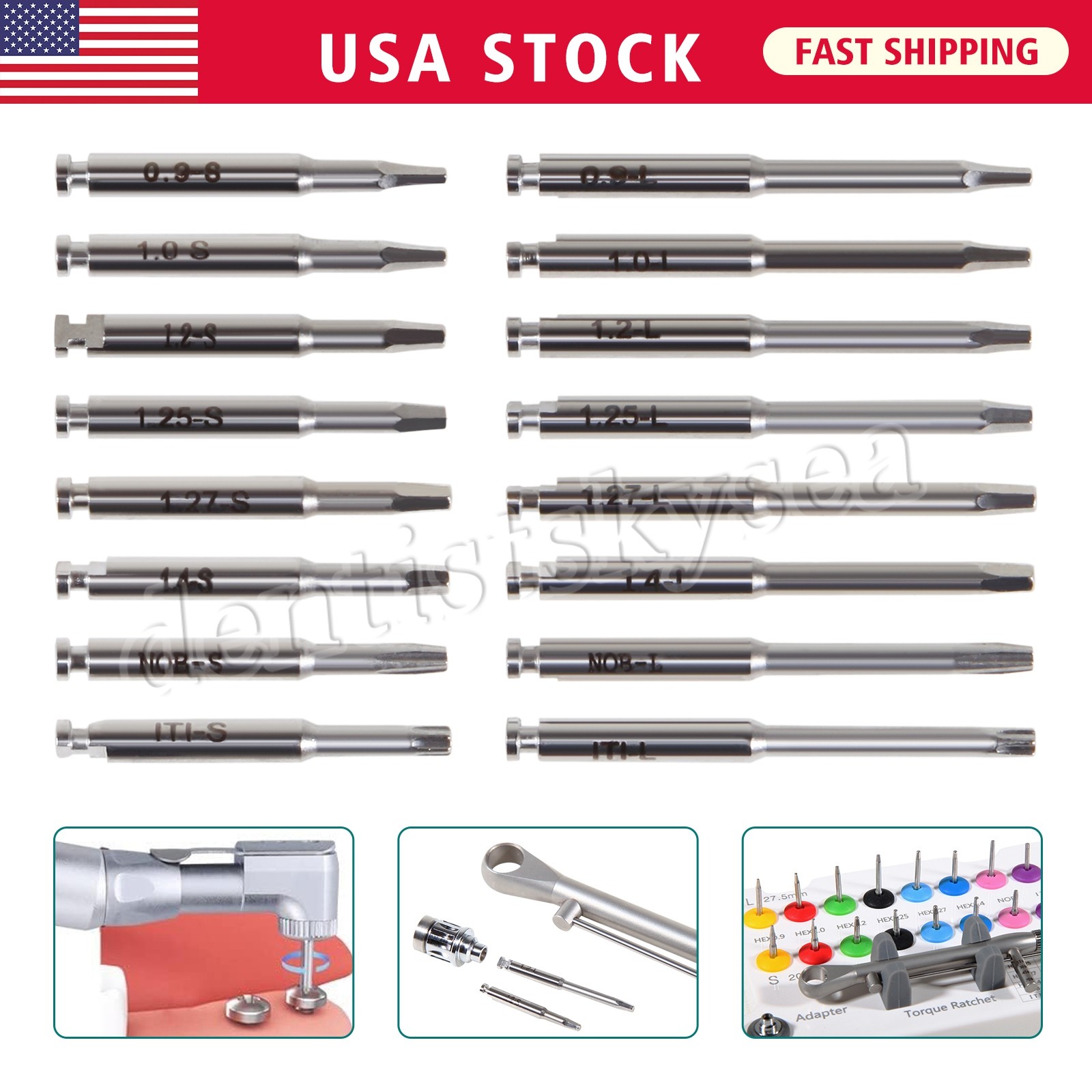 10X Dental Cartridge Turbine Rotor for Fiber Optic LED Standard Head Handpiece