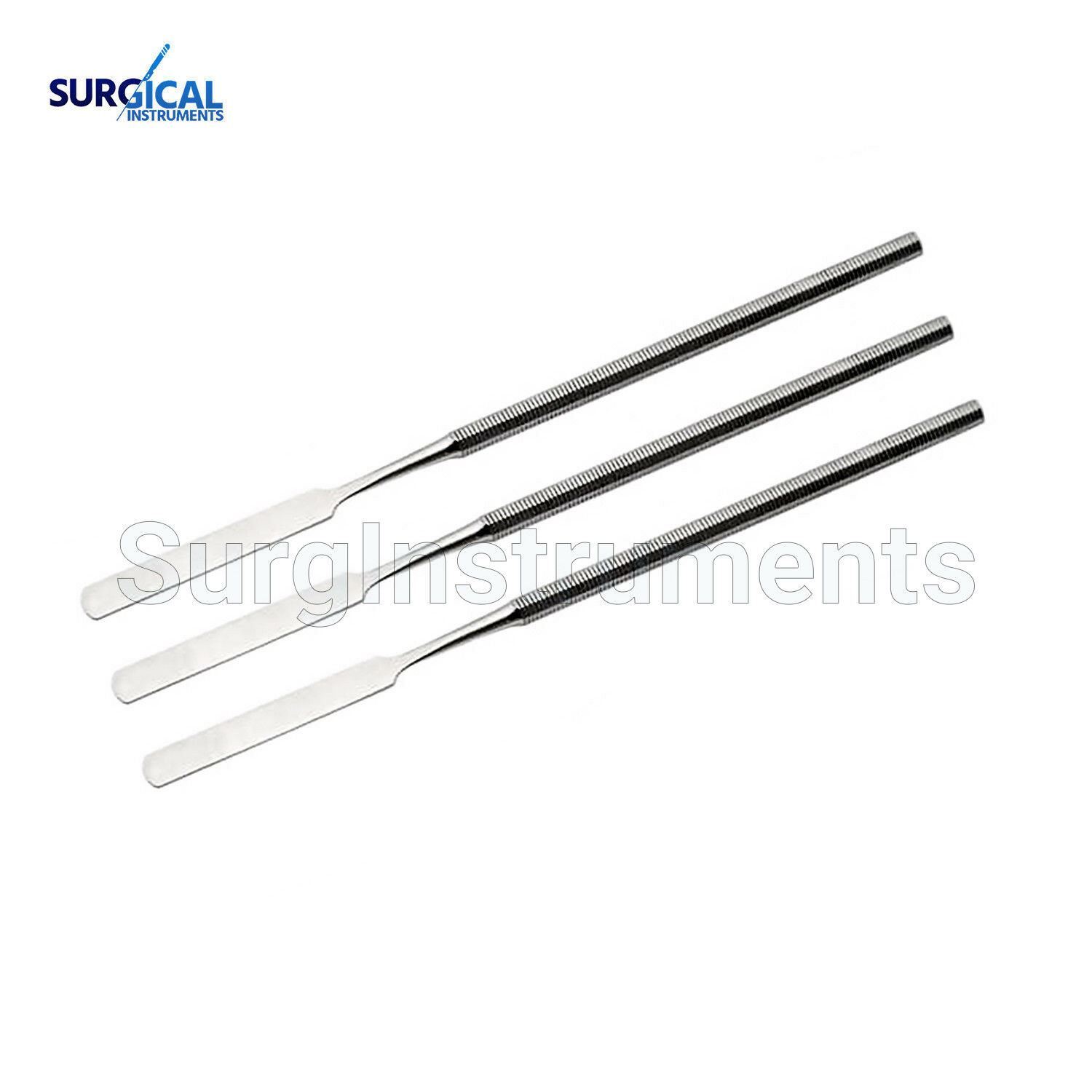 3 Pcs Cement Spatulas Dental Instruments Stainless Steel German Grade