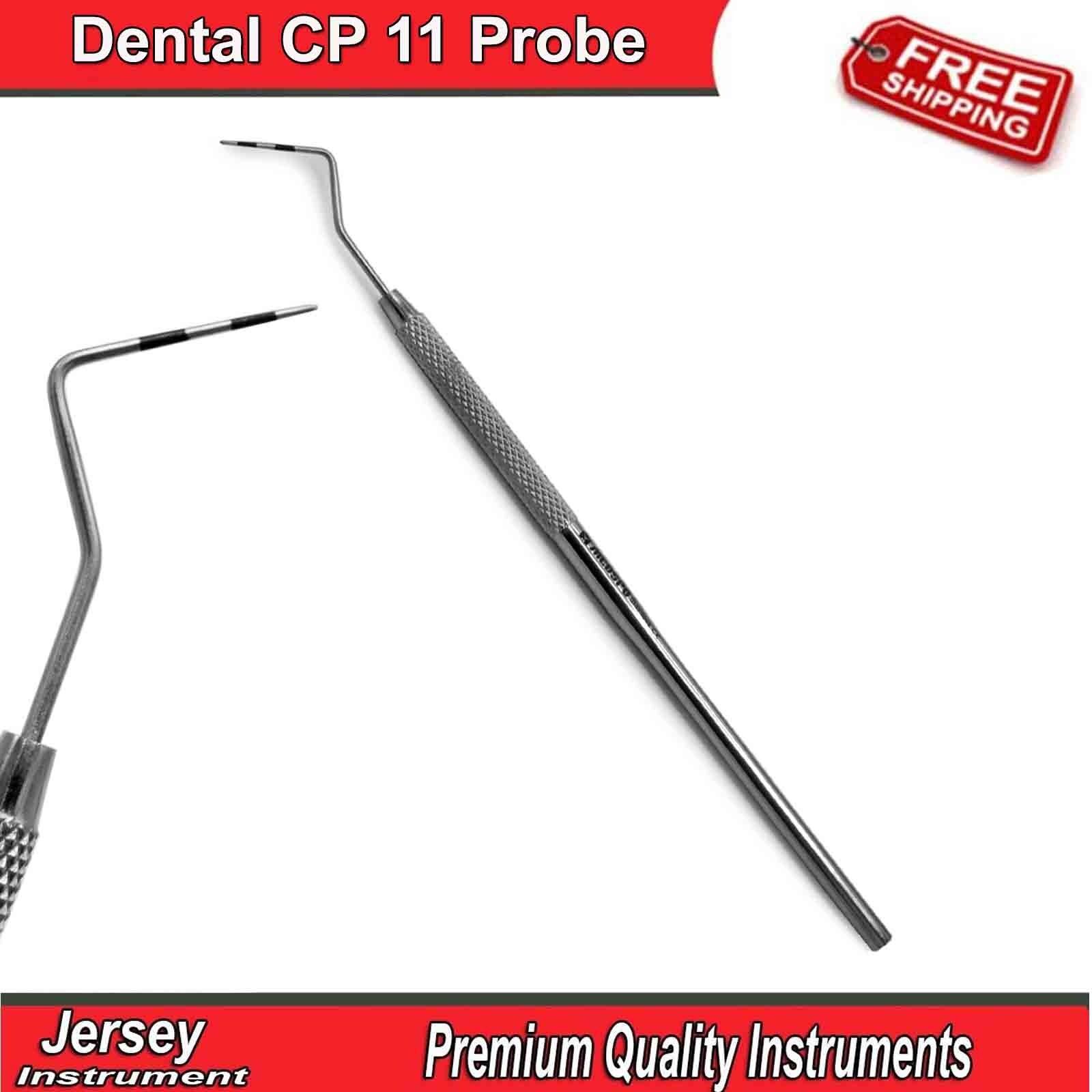 Periodontal Perio Probe Color Coded Marking Dental Depth Measuring Instruments