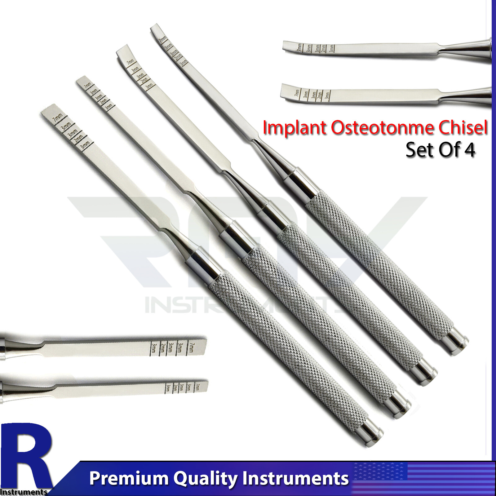 Dental Implant Surgery Splitting Bone Chisel Expansion Surgical Instruments Set