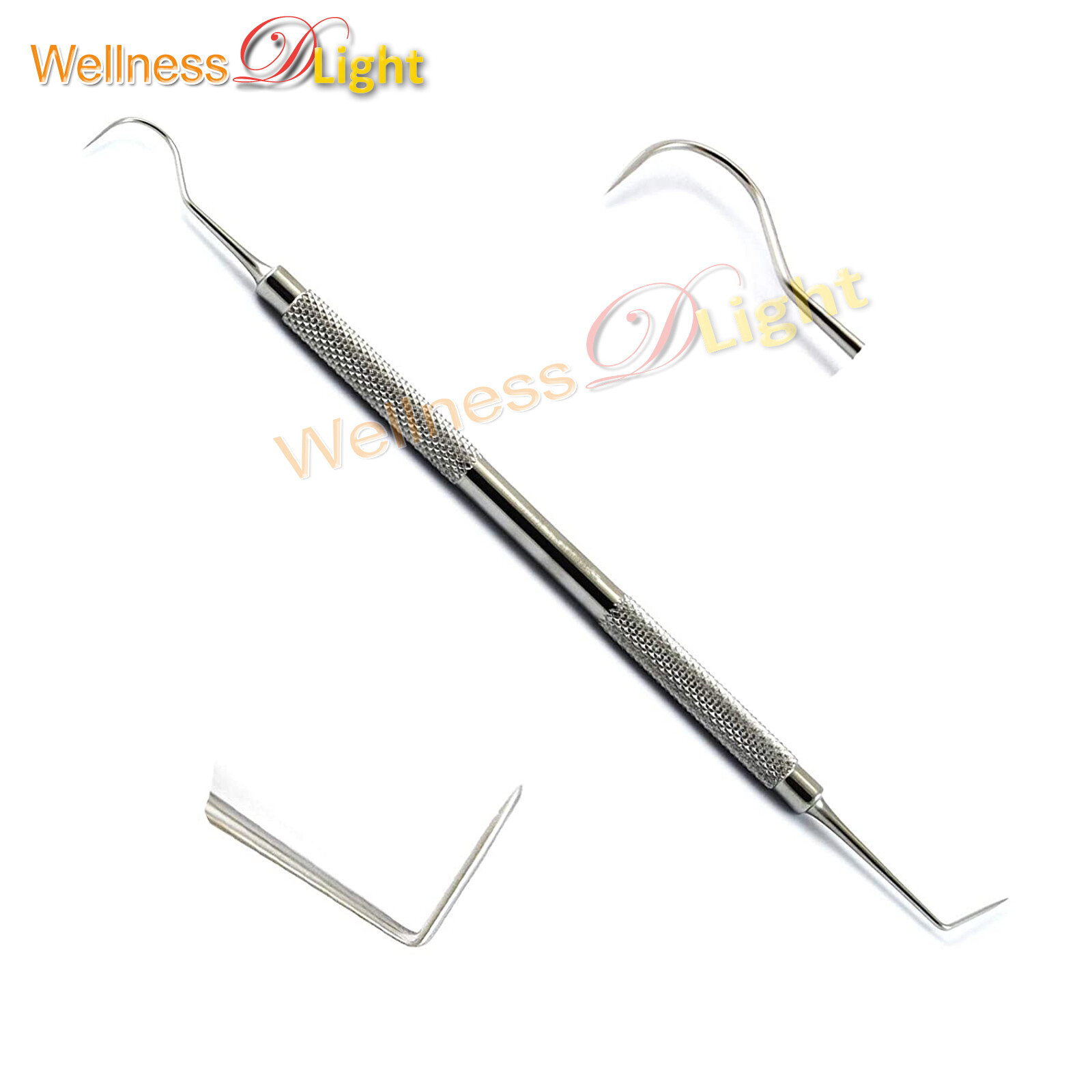 Dental Hygiene Probe 6 Double End Tooth Scraper Calculus Tartar Remover