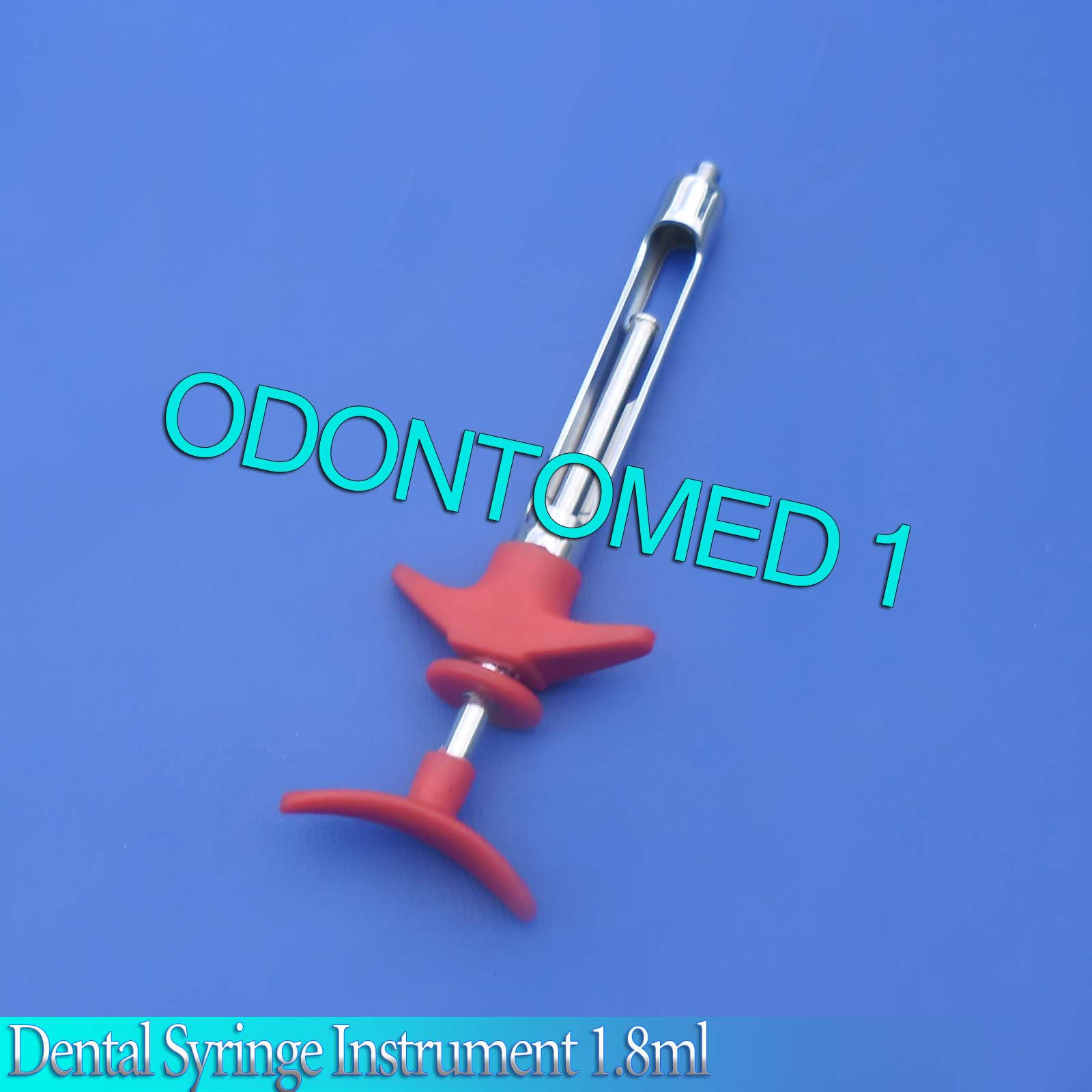 Dental Syringe Instrument 1.8ml Self Aspirating Cartridge Syringe -RED Color