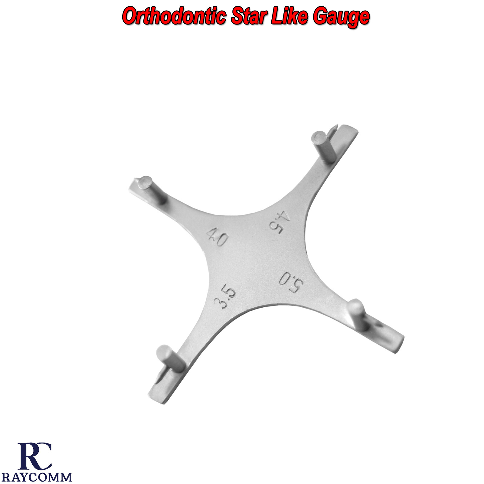 Orthodontic Bracket Positioning Star Measuring Guage Dental Lab Instruments New