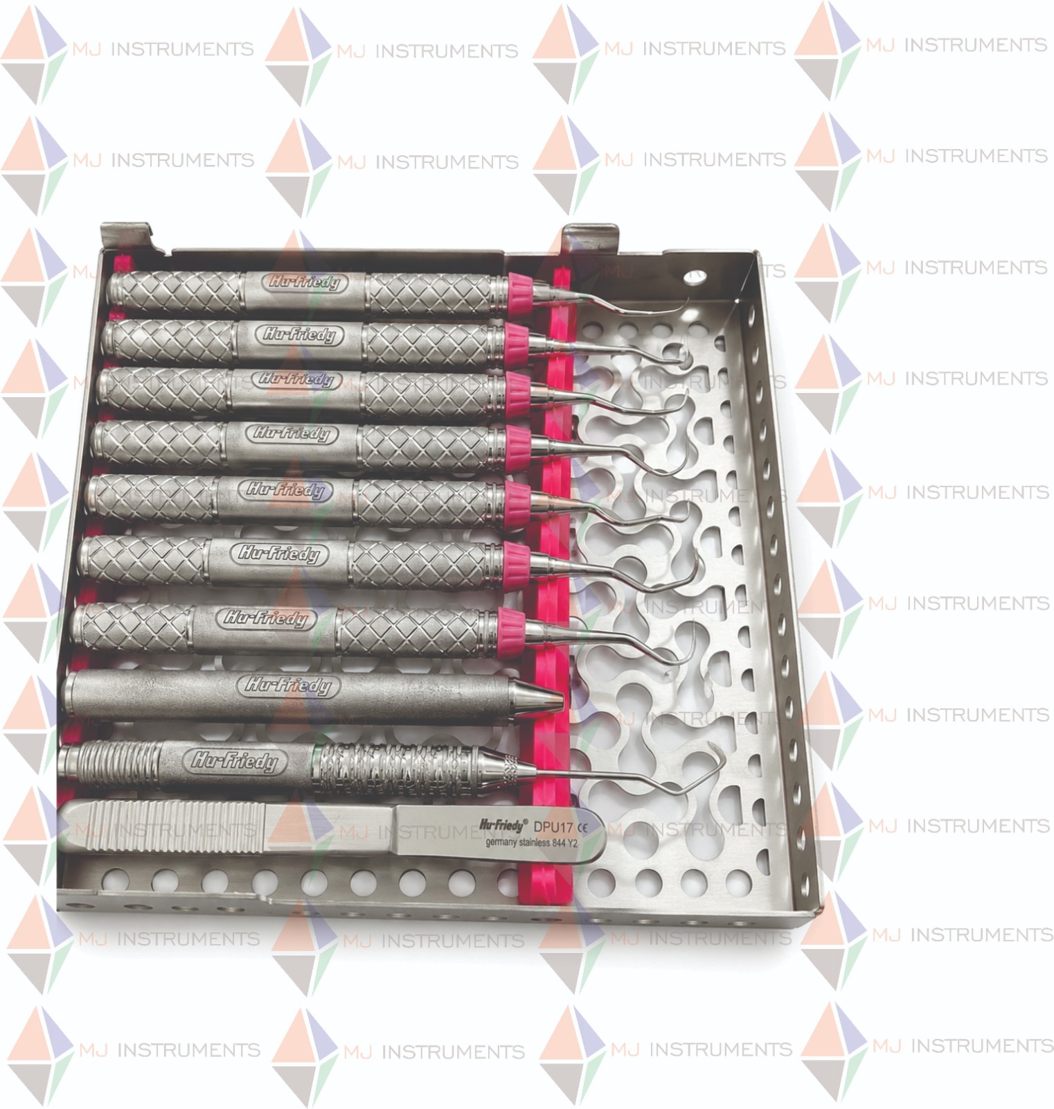 Hu Friedy Dental Hygiene Instruments 2 Set of 10 PCS With 2Sterlization Cassette