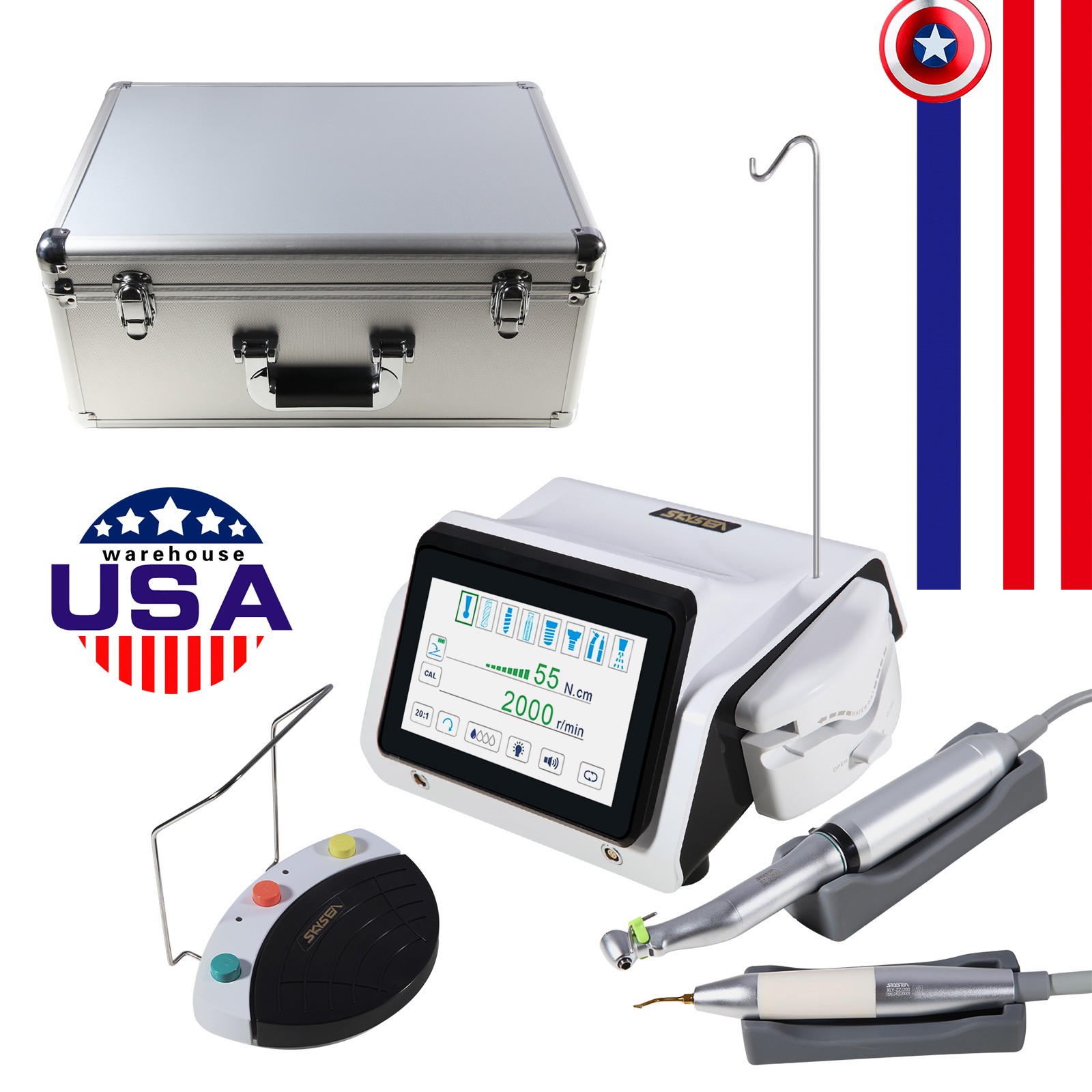 SANDENT Dental Ultra Piezosurgery Bone Cutter Surgical Motor Machine