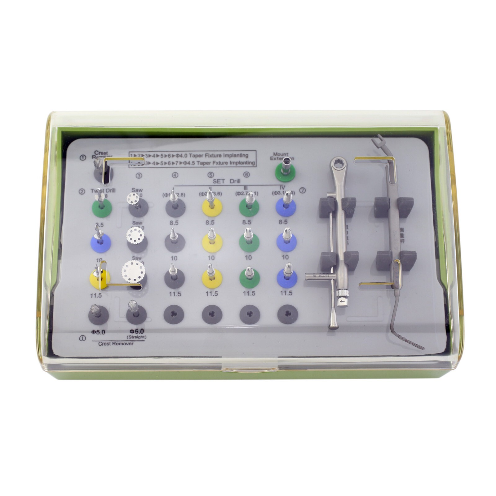 Implant ESSET Kit Easy Split Expansion of the Narrow Ridge Fits HIOSSEN OSSTEM