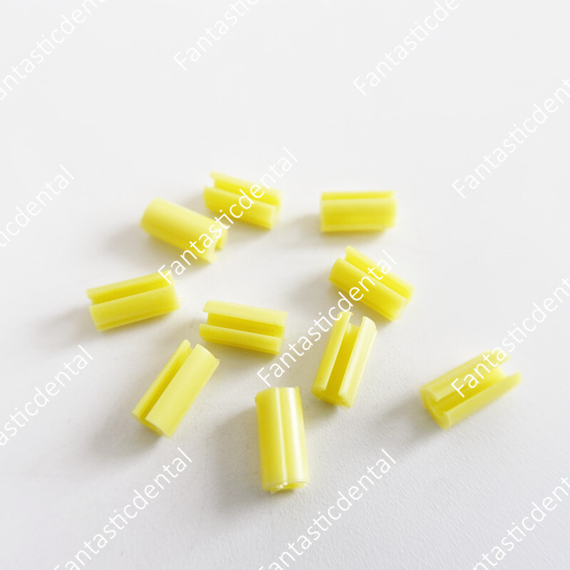 Dental Yellow Clips Overdenture Bar Attachment Retention Inserts Micro Hader