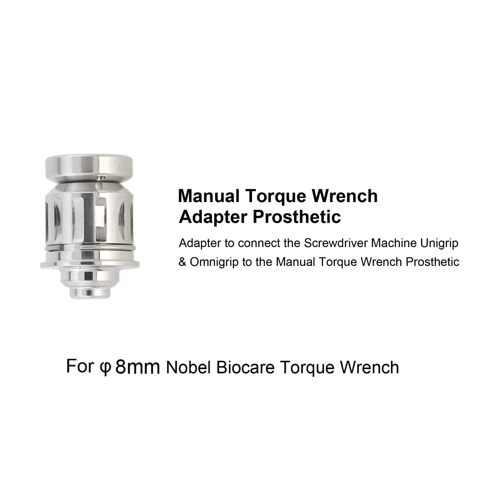 Nobel Biocare Implant Screwdriver UniGrip Driver Torque Wrench Manual Adapter