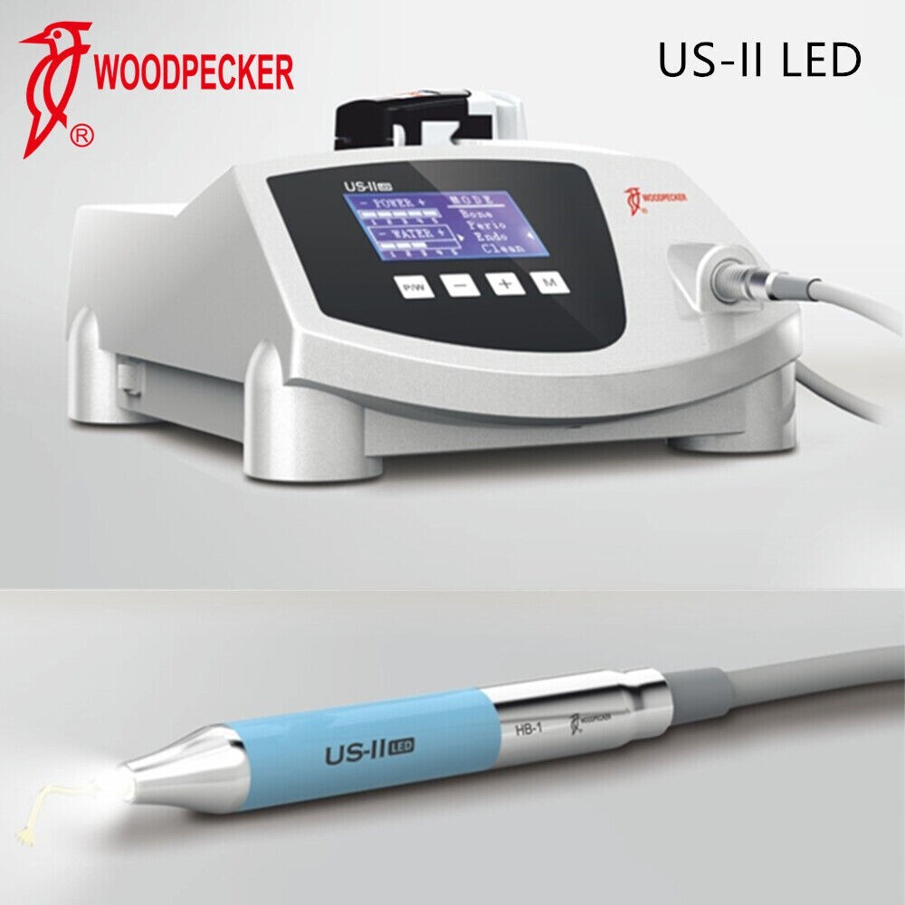 Woodpecker US-II LED Dental Surgical Piezo Bone Ultrasurgery 2 x LED Handpiece
