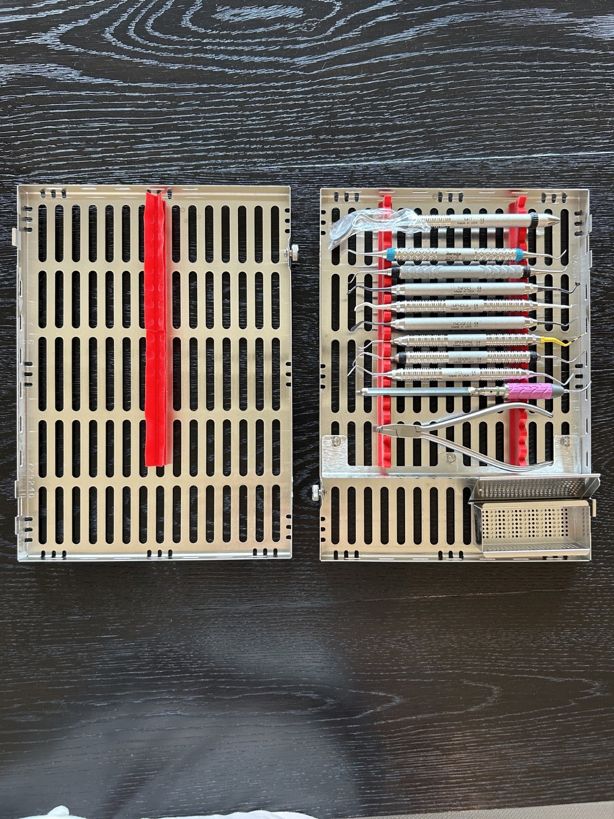 Hufriedy Filled Instrument Dental Signature Series Red Railed Cassette