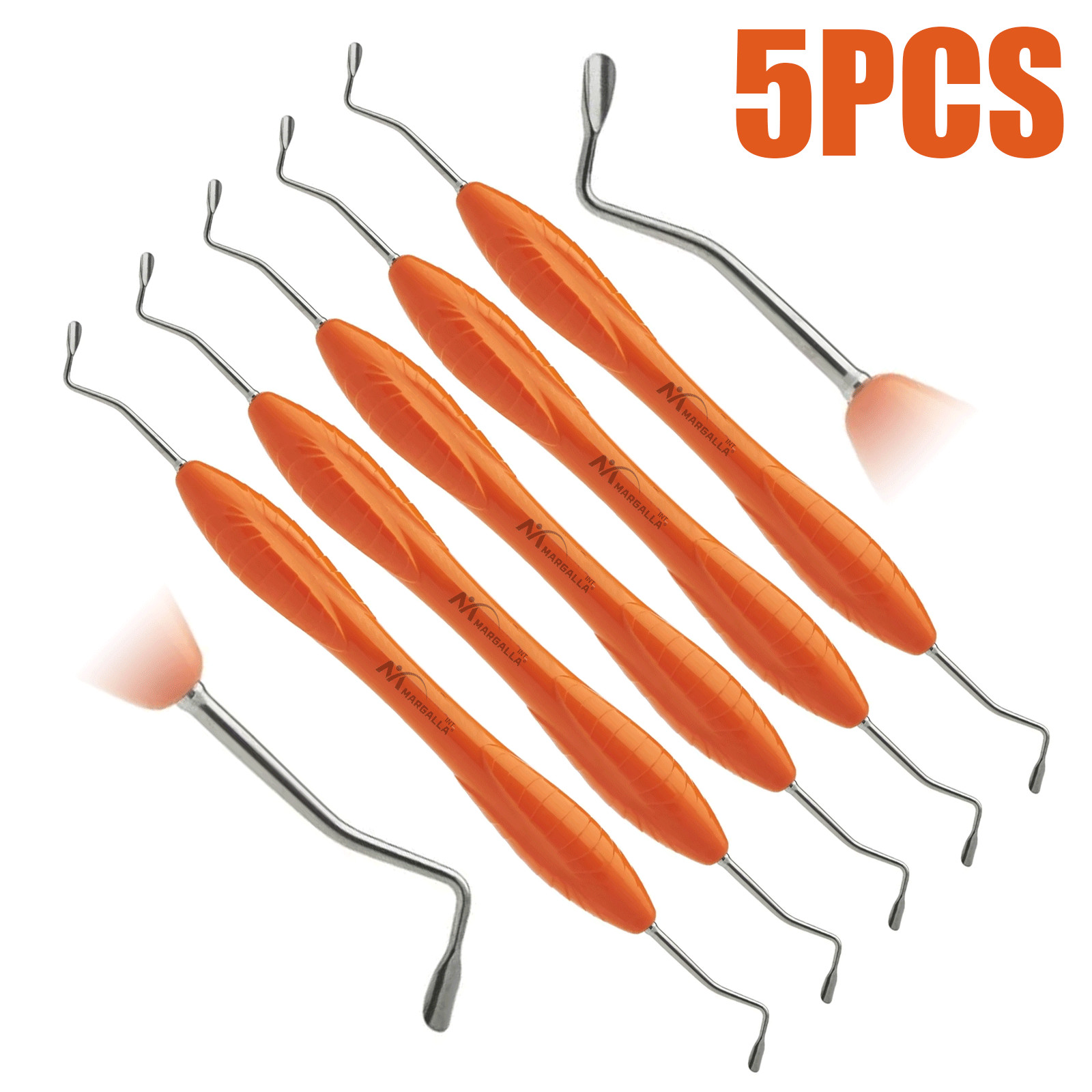 5Pcs Dental Composite Filling Instruments Restoration Replica Posterior Spatula
