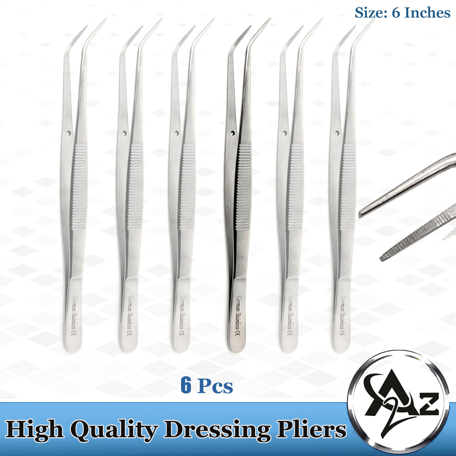 6 College/ Cotton Dressing Pliers 6″ Dental Instruments