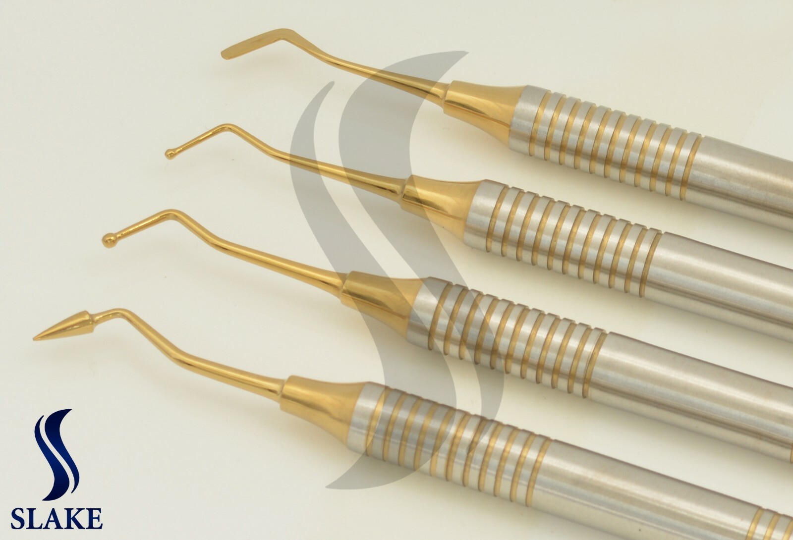 Dental Blue Titanium Coated Restorative Composite Filling Instruments Set CE