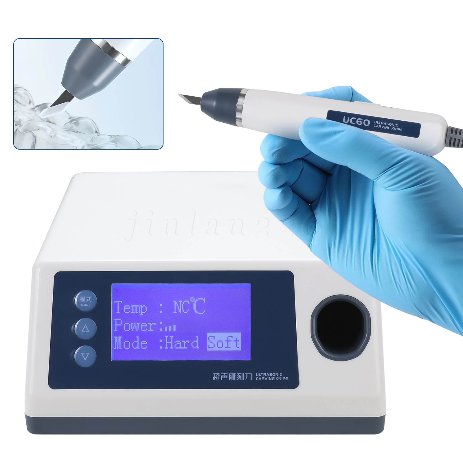 UC60 Dental Ultrasonic Carving Knife Electric Frequency Engraving Cutting Blade