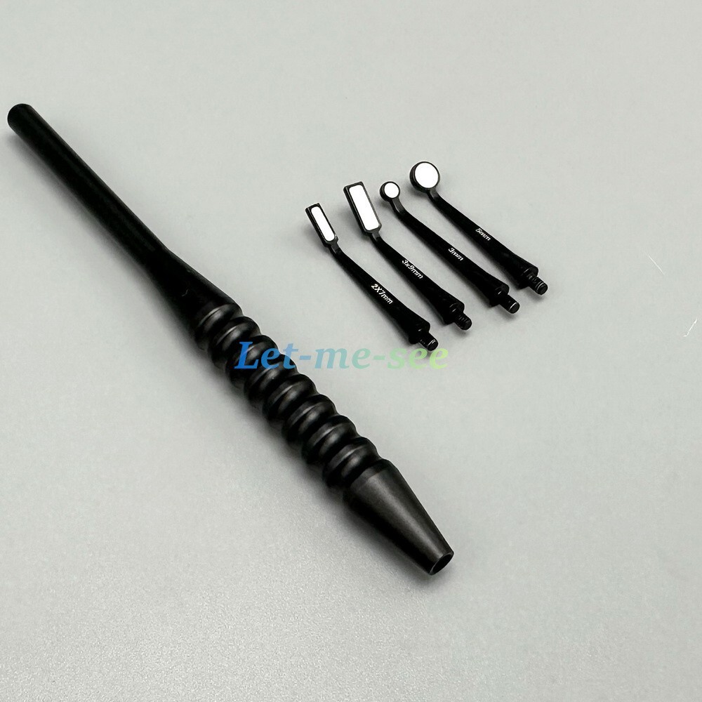 Dental Oral Checking Micro Mouth Mirror Reflector Odontoscope Detachable Handle