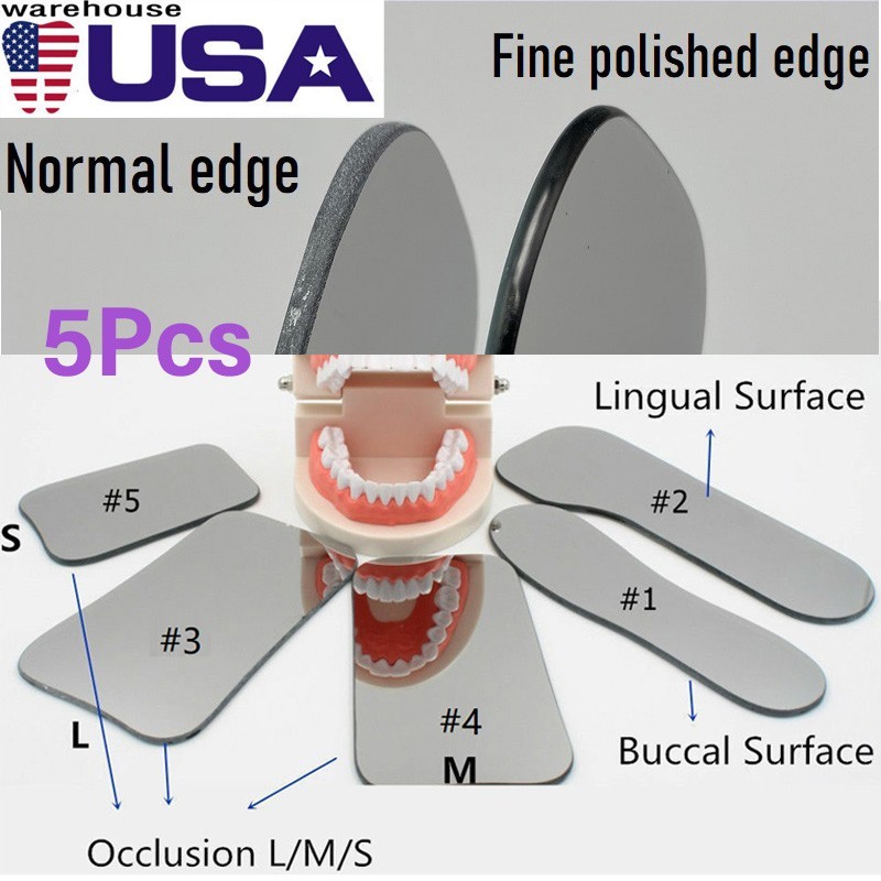 Dental Orthodontic Photo Mouth Mirrors Intraoral 2-sided Glass Reflector Mirror