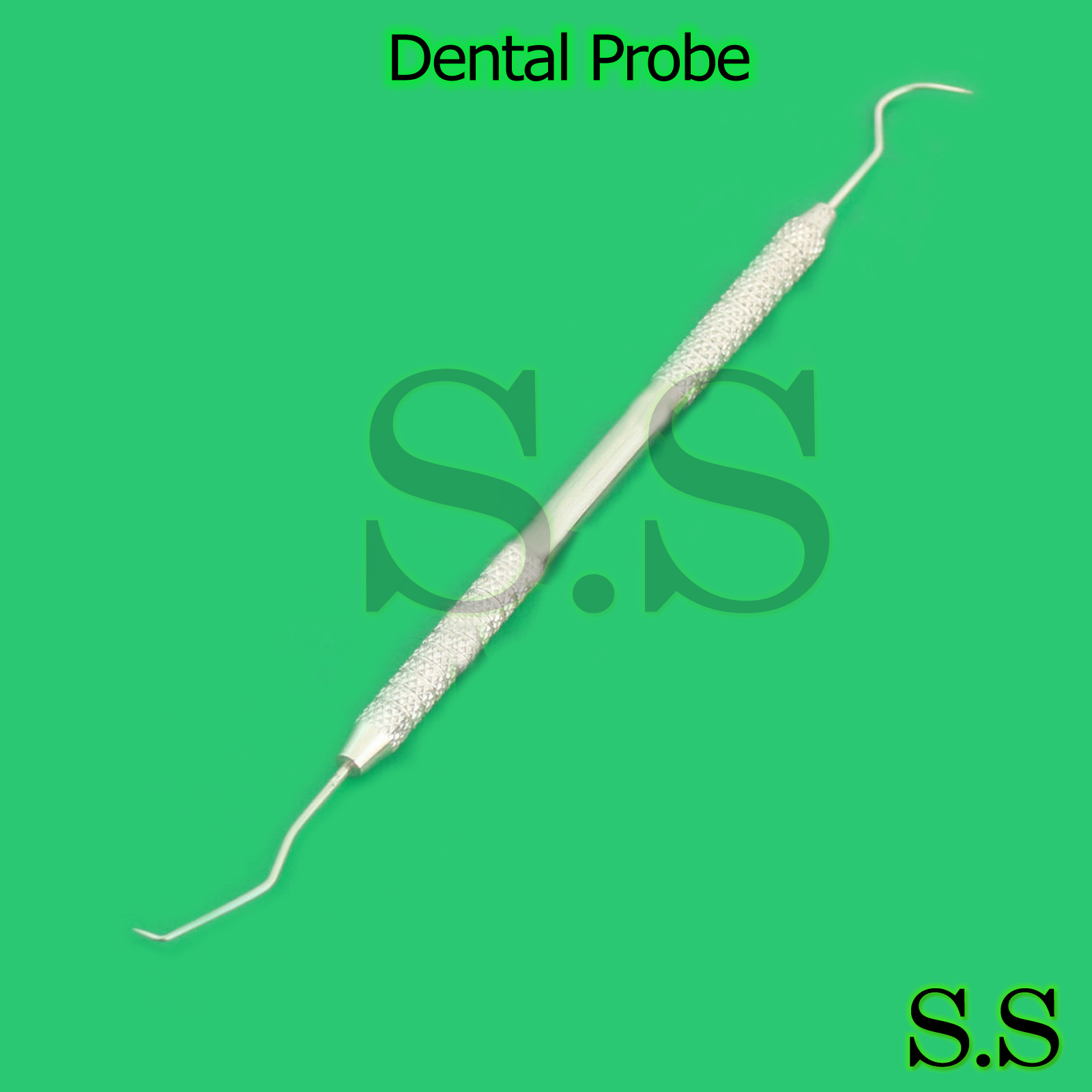 1 EXPLORER DENTAL PROBE #5 SICKLE SCALER ANTERIOR TOWNER JACQUETTE GERMAN GRADE
