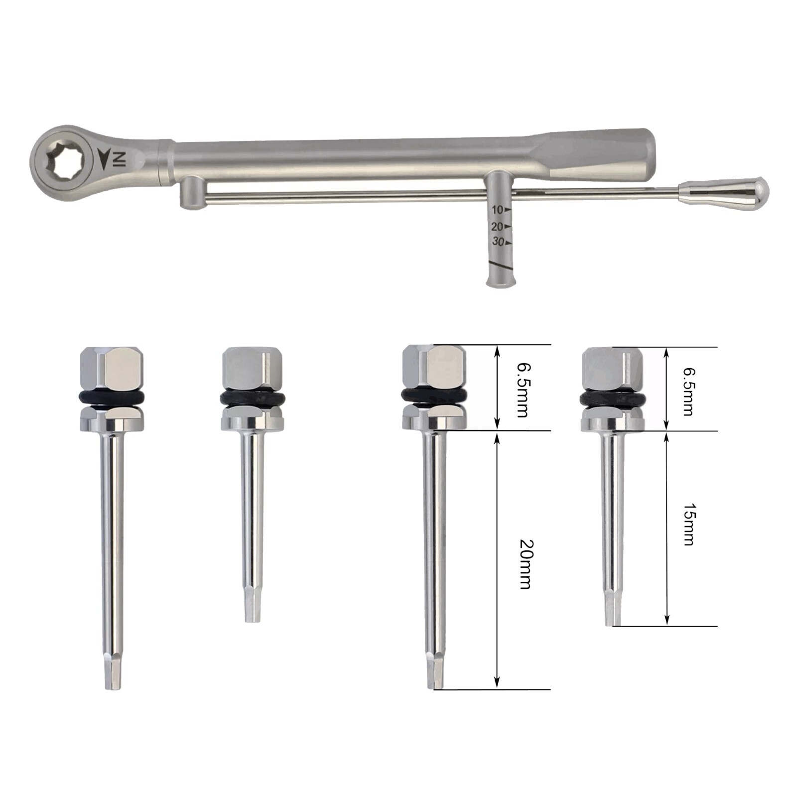 US Implant Torque Driver Hex 1.2mm Screwdriver Fits Hiossen Osstem Torque Wrench