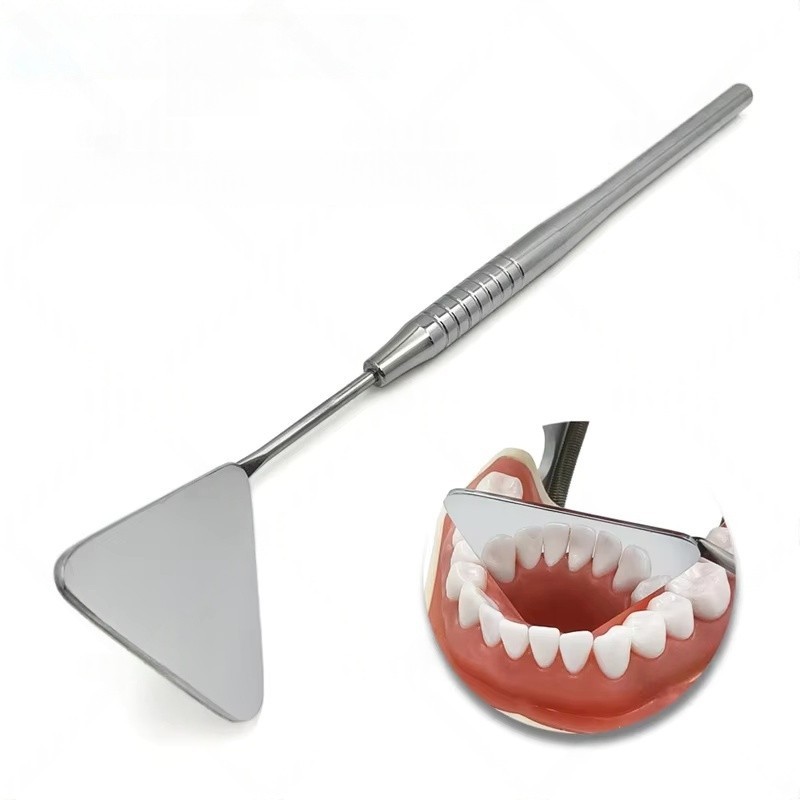 Double Faces Stainless Dental Oral Anterior / Posterior Teeth Photography Mirror