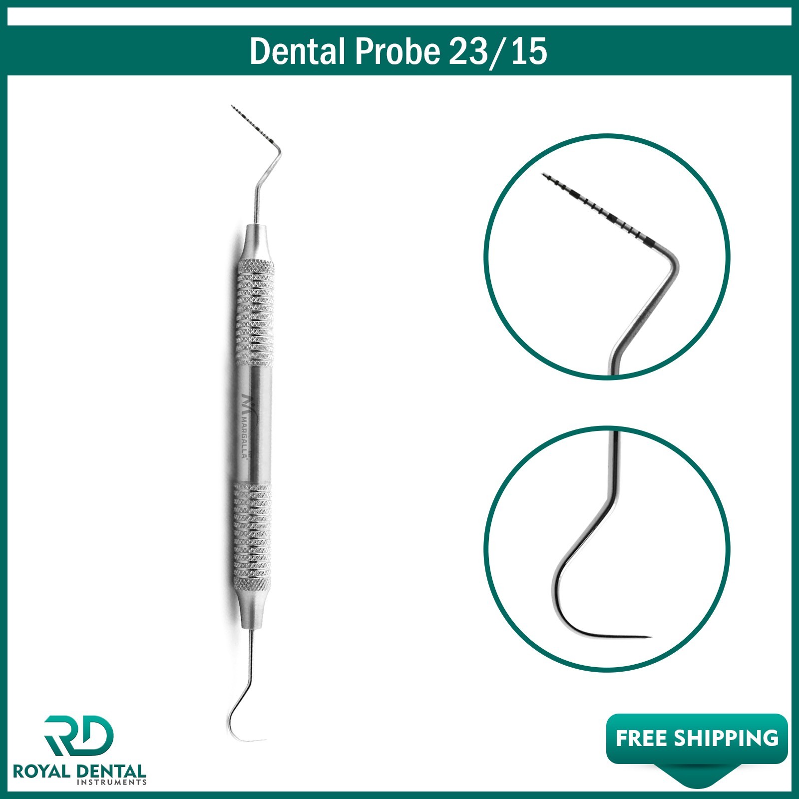 Dental Explorer-Probe 23/15UNC Hollow Handle, High Quality Dental Instruments