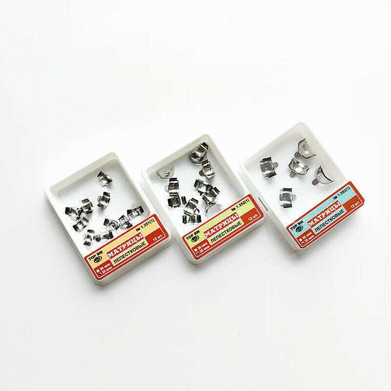 3Box TOR VM Dental Matrix Lugs Flexible Matrice Lug Matrices 0.35μm