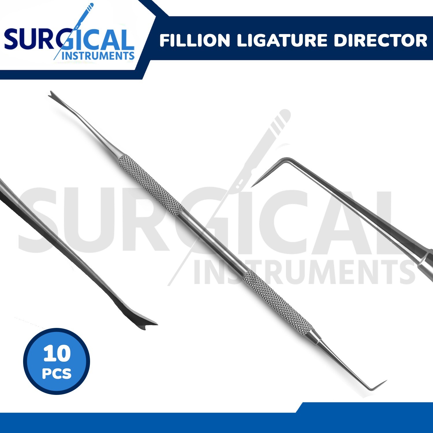 10 Pcs Explorer & Ligature Director Orthodontic Dental Instruments German Grade