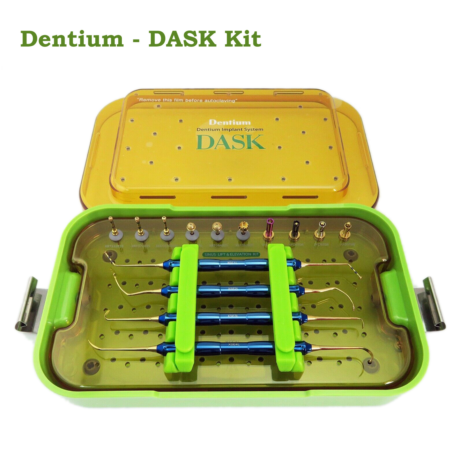 Implant Prosthetic Kit Fixture & Fractured Screw Removal Kit MCT FSRK-02 Drivers